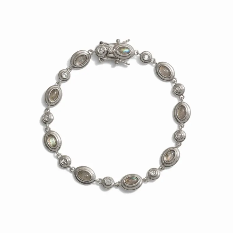 Men's Labradorite Tennis Bracelet sold by Awe Inspired
