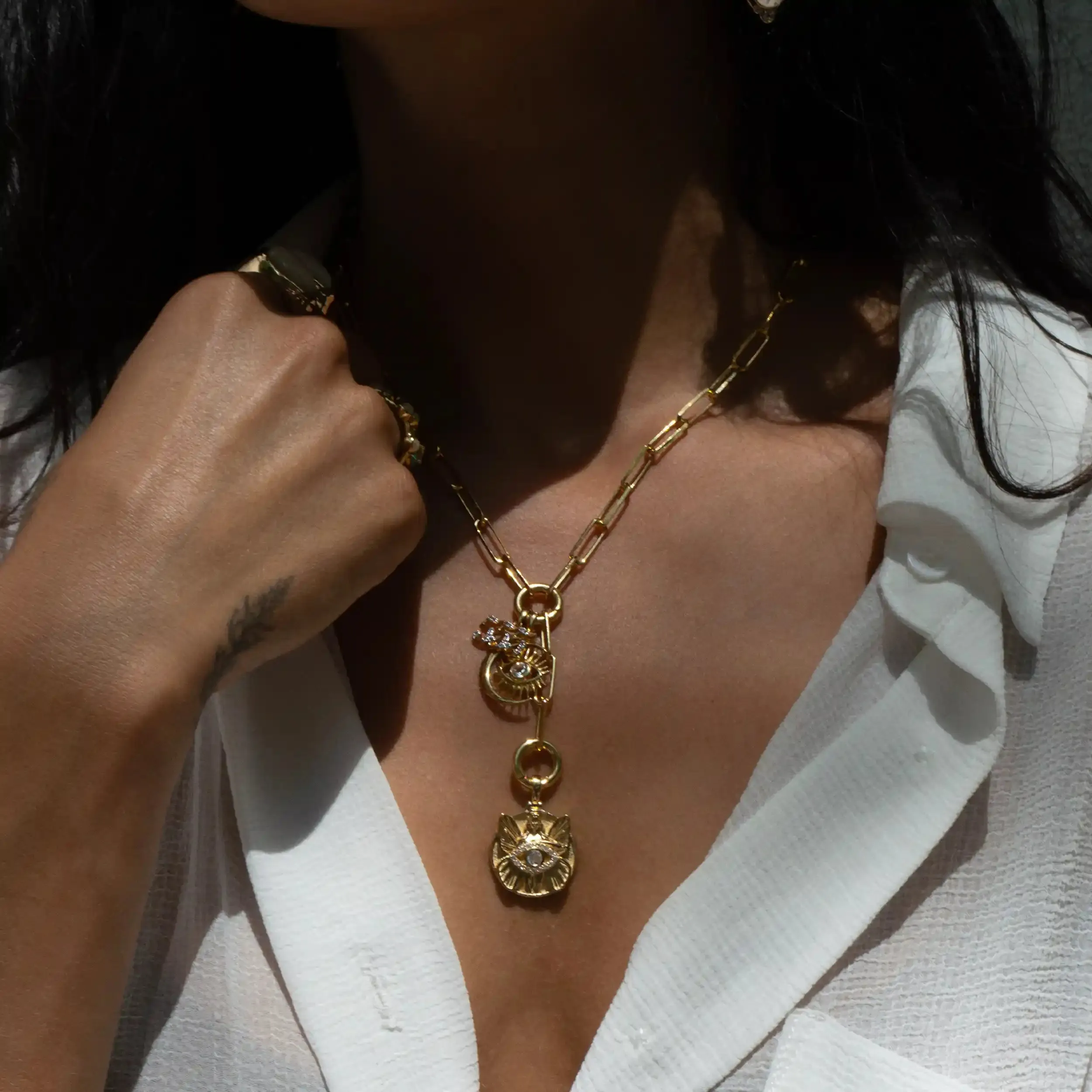 Psyche's Journey Charm Lariat sold by Awe Inspired product image thumbnail 2