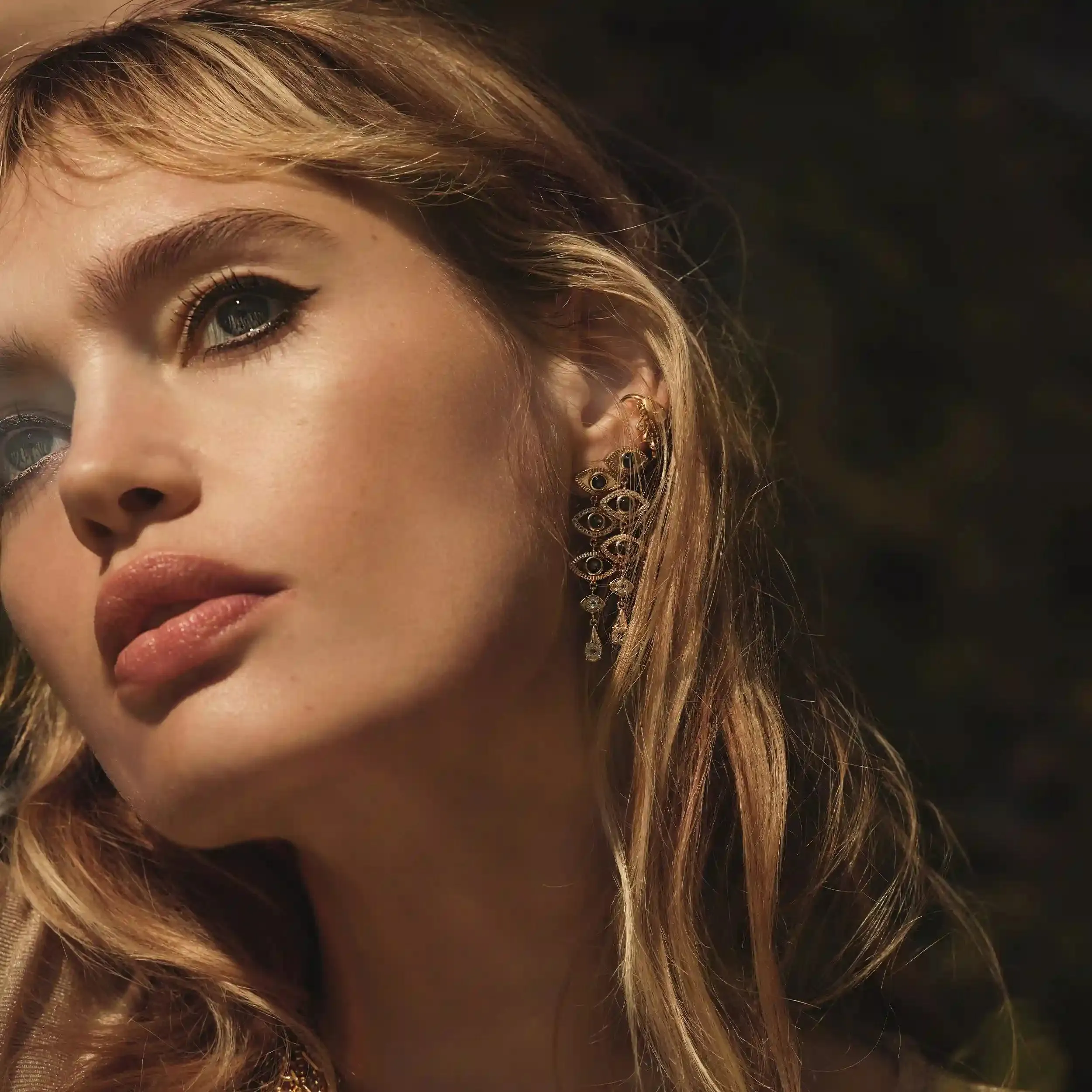 Third Eye Drop Earrings sold by Awe Inspired product image thumbnail 3