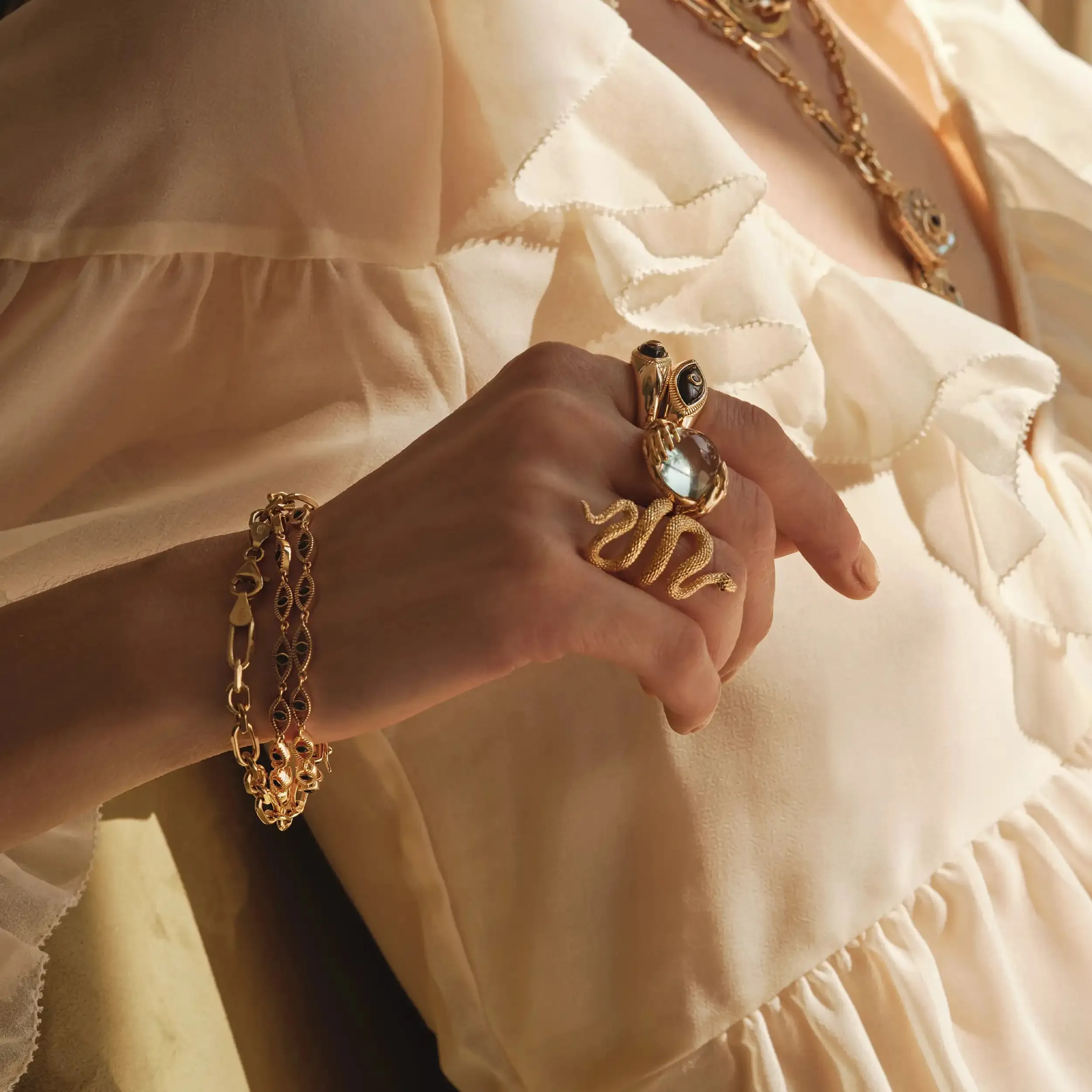 Third Eye Tennis Bracelet sold by Awe Inspired product image thumbnail 5