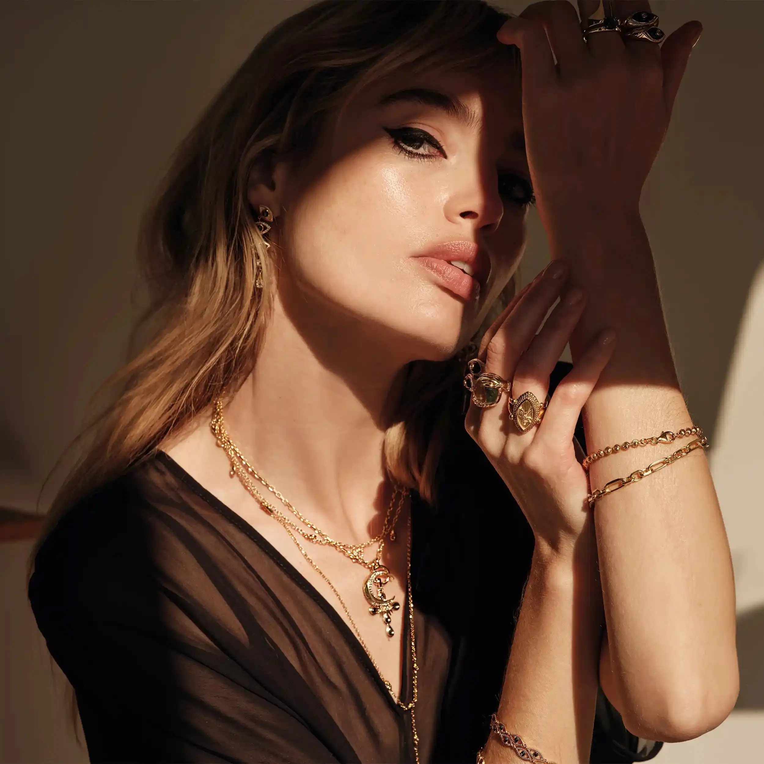 Third Eye Collar Necklace sold by Awe Inspired product image thumbnail 5