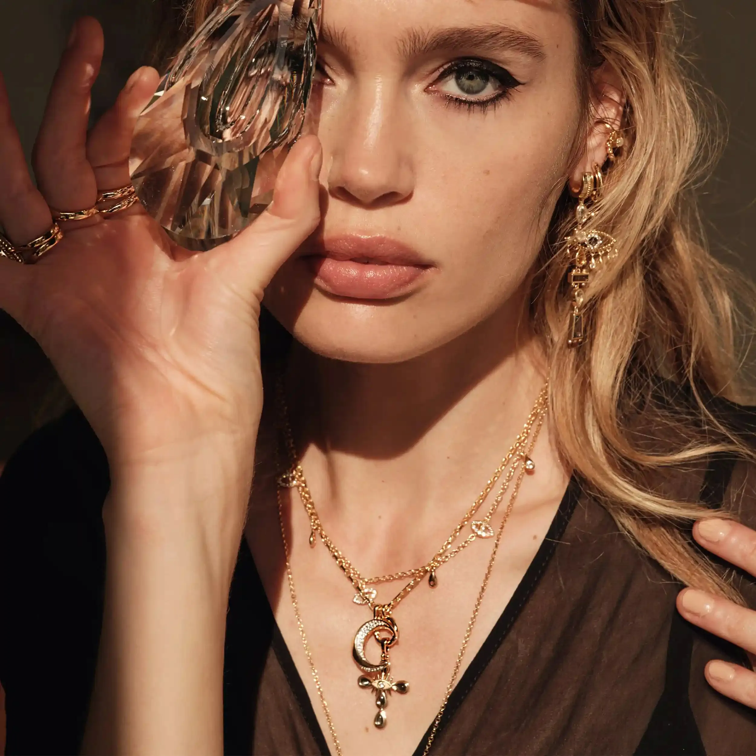 Third Eye Collar Necklace sold by Awe Inspired product image thumbnail 3