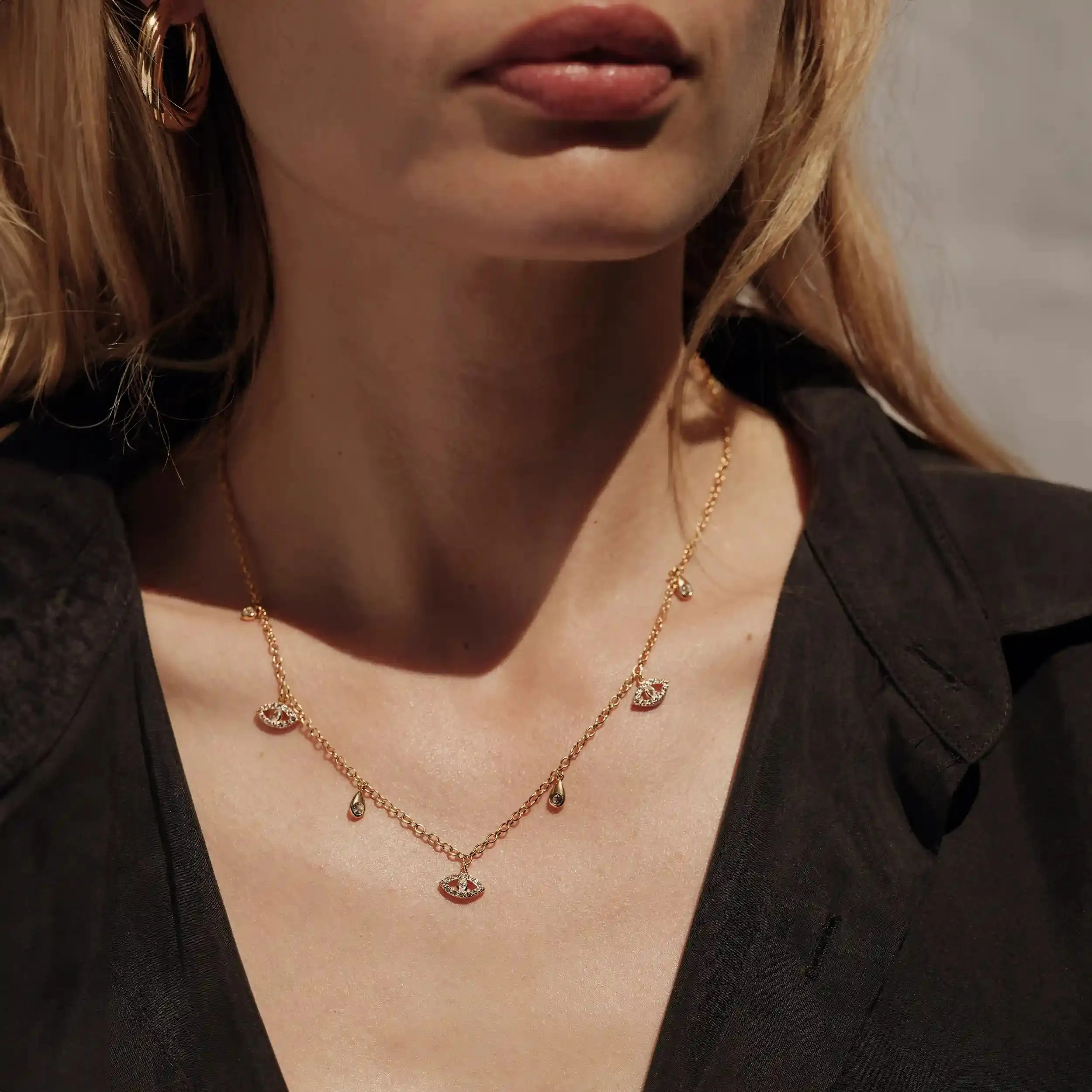 Third Eye Collar Necklace sold by Awe Inspired product image thumbnail 2