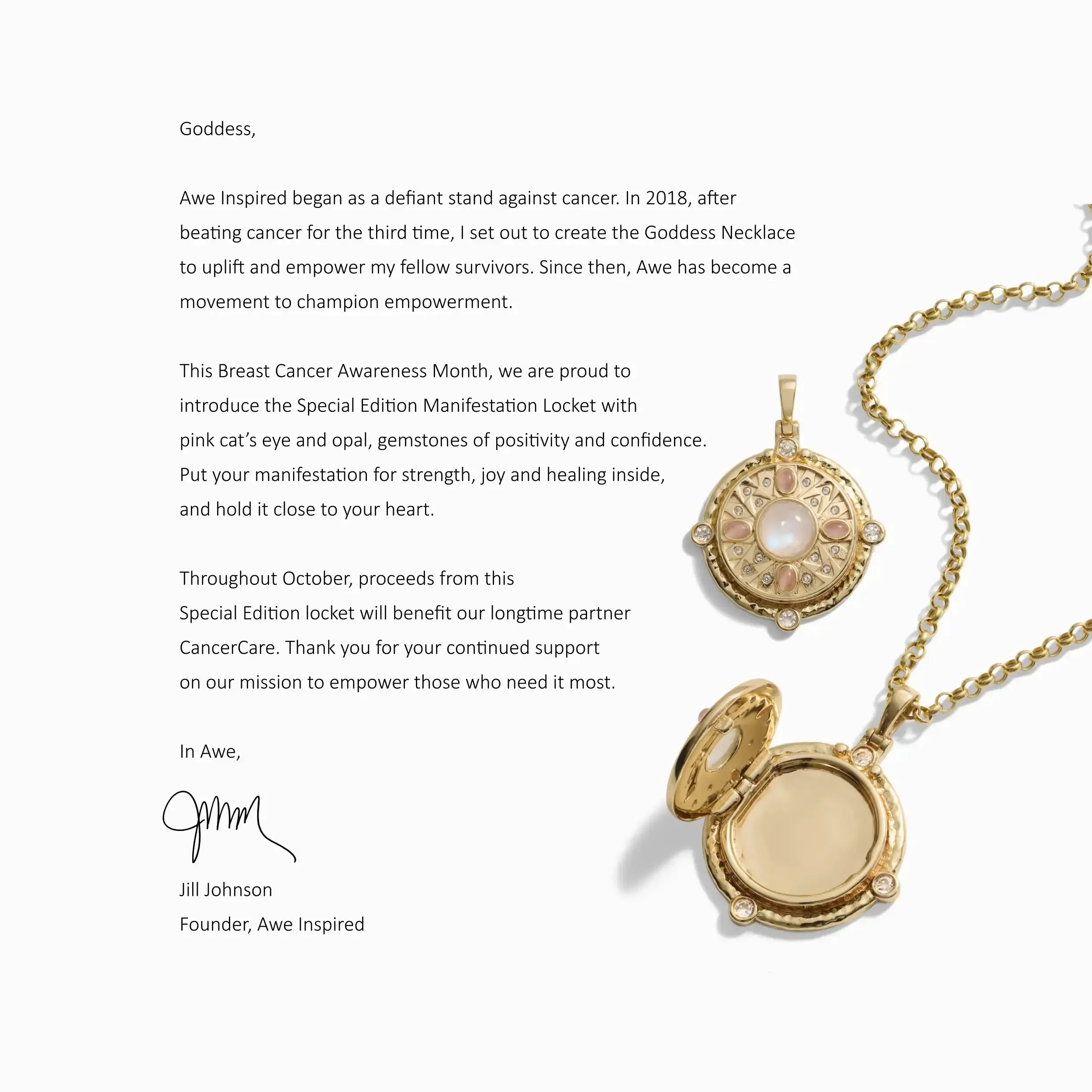 Jill’s Charm Lariat sold by Awe Inspired product image thumbnail 4