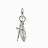 Pen & Sword Charm Earring sold by Awe Inspired