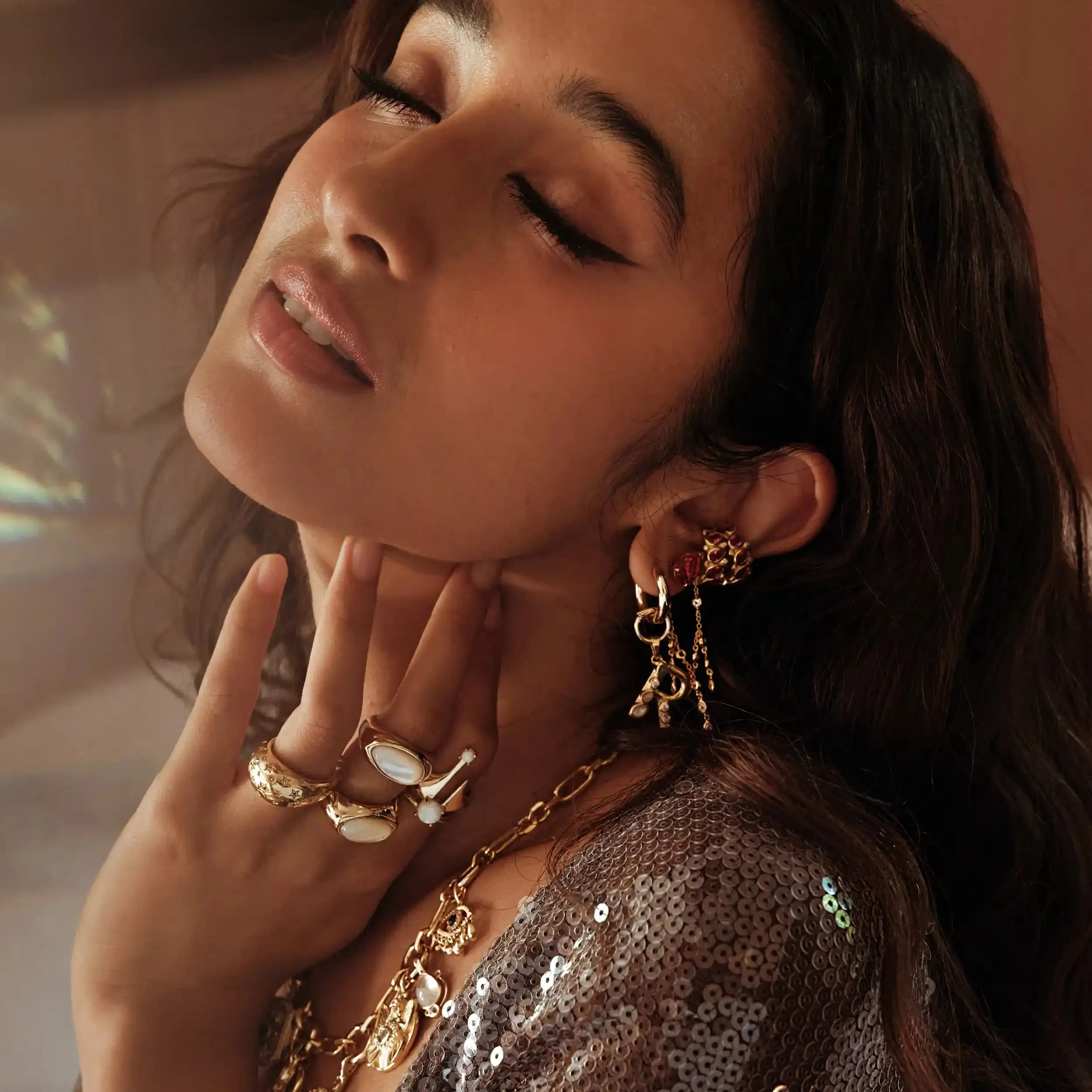 Lotus Ear Cuff sold by Awe Inspired product image thumbnail 5