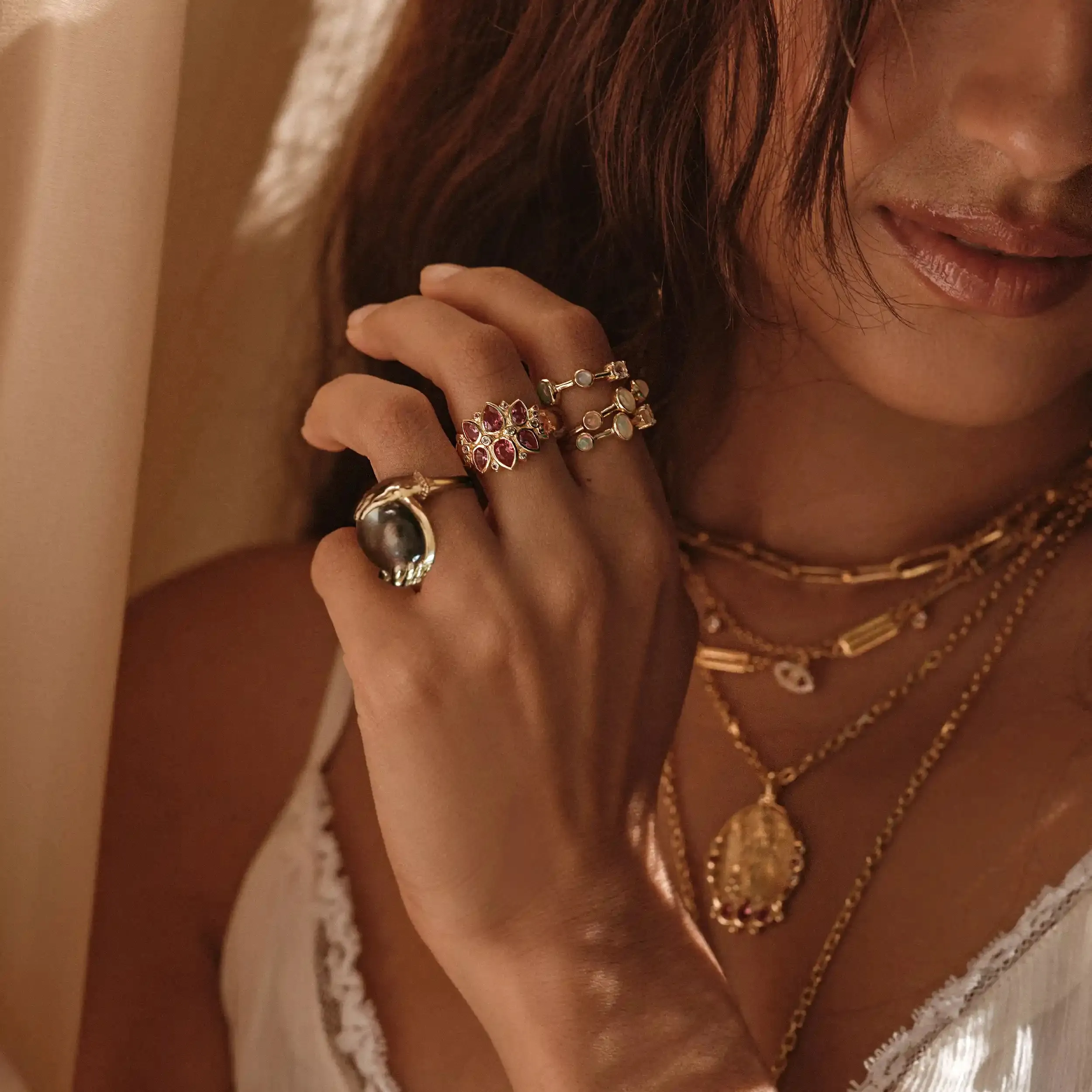 Lotus Statement Ring sold by Awe Inspired product image thumbnail 3