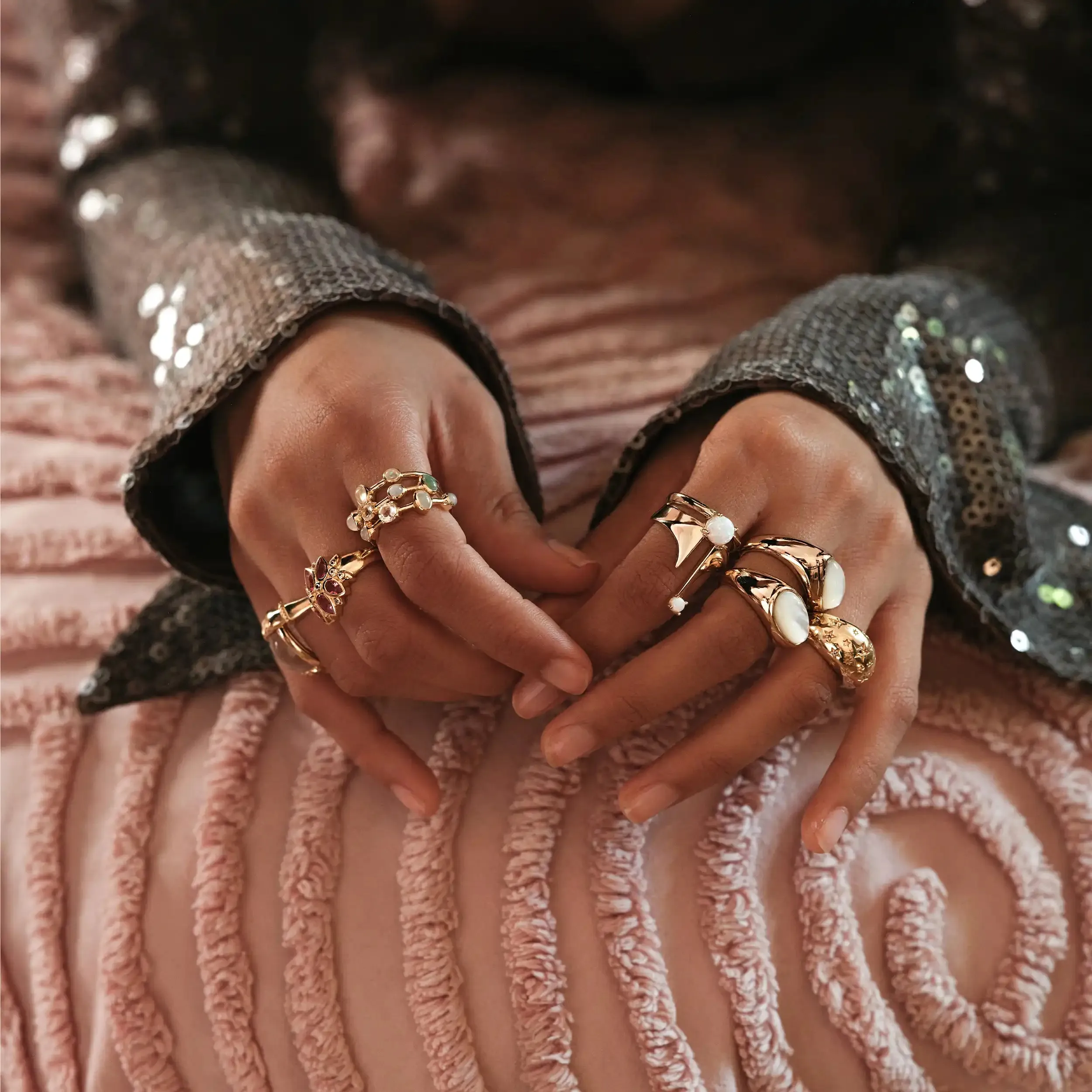 Lotus Statement Ring sold by Awe Inspired product image thumbnail 4