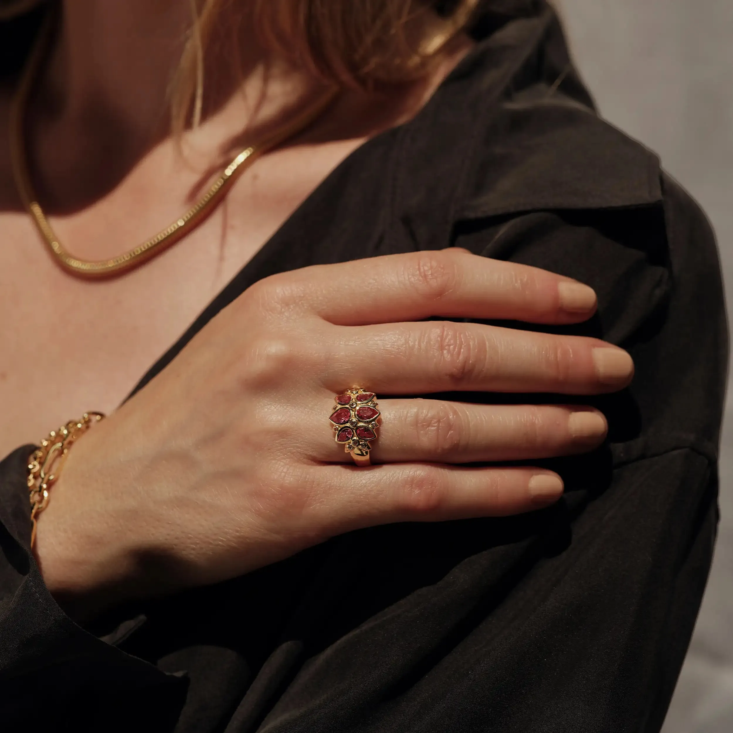 Lotus Statement Ring sold by Awe Inspired product image thumbnail 2