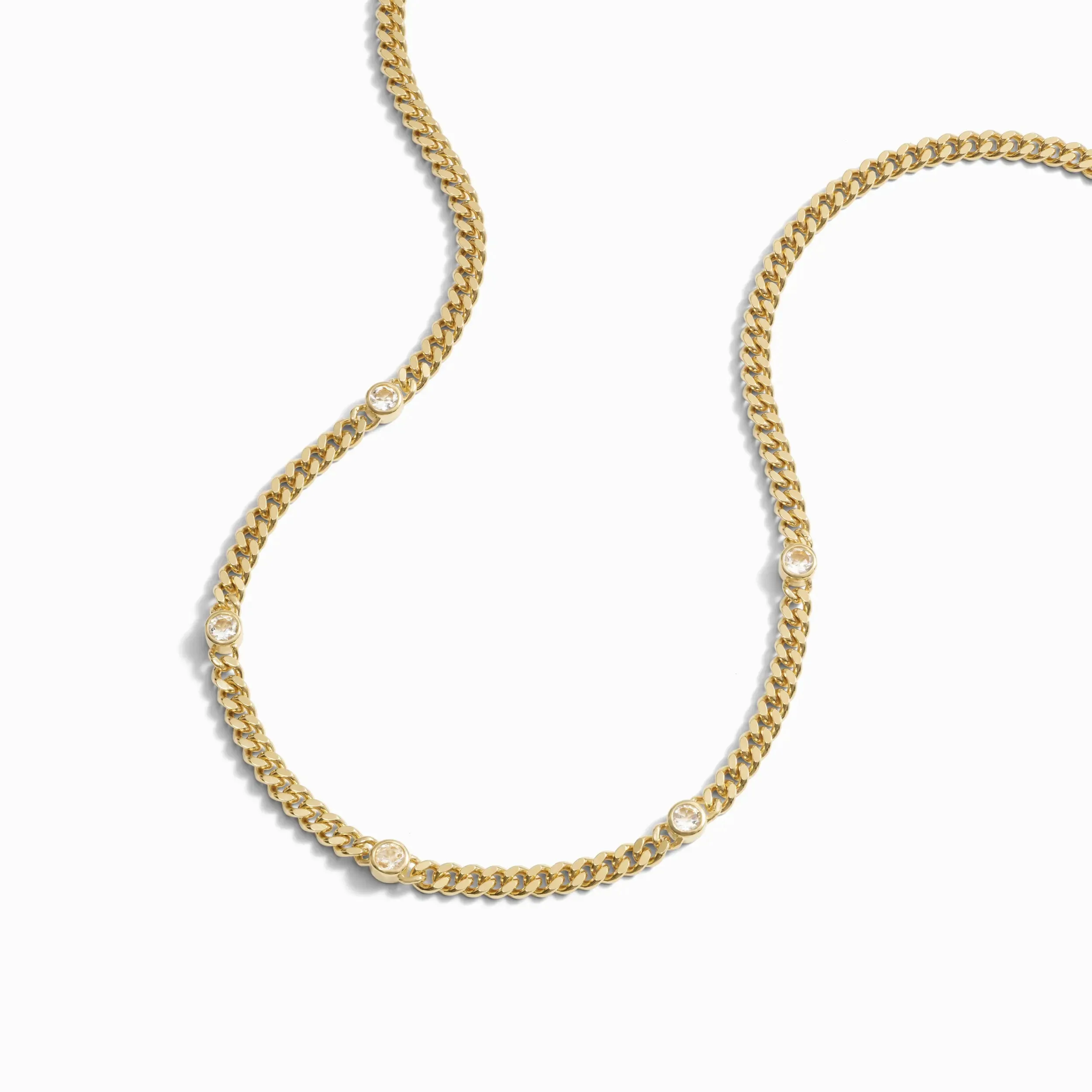 Station to Station Cuban Chain Necklace sold by Awe Inspired product image thumbnail 4