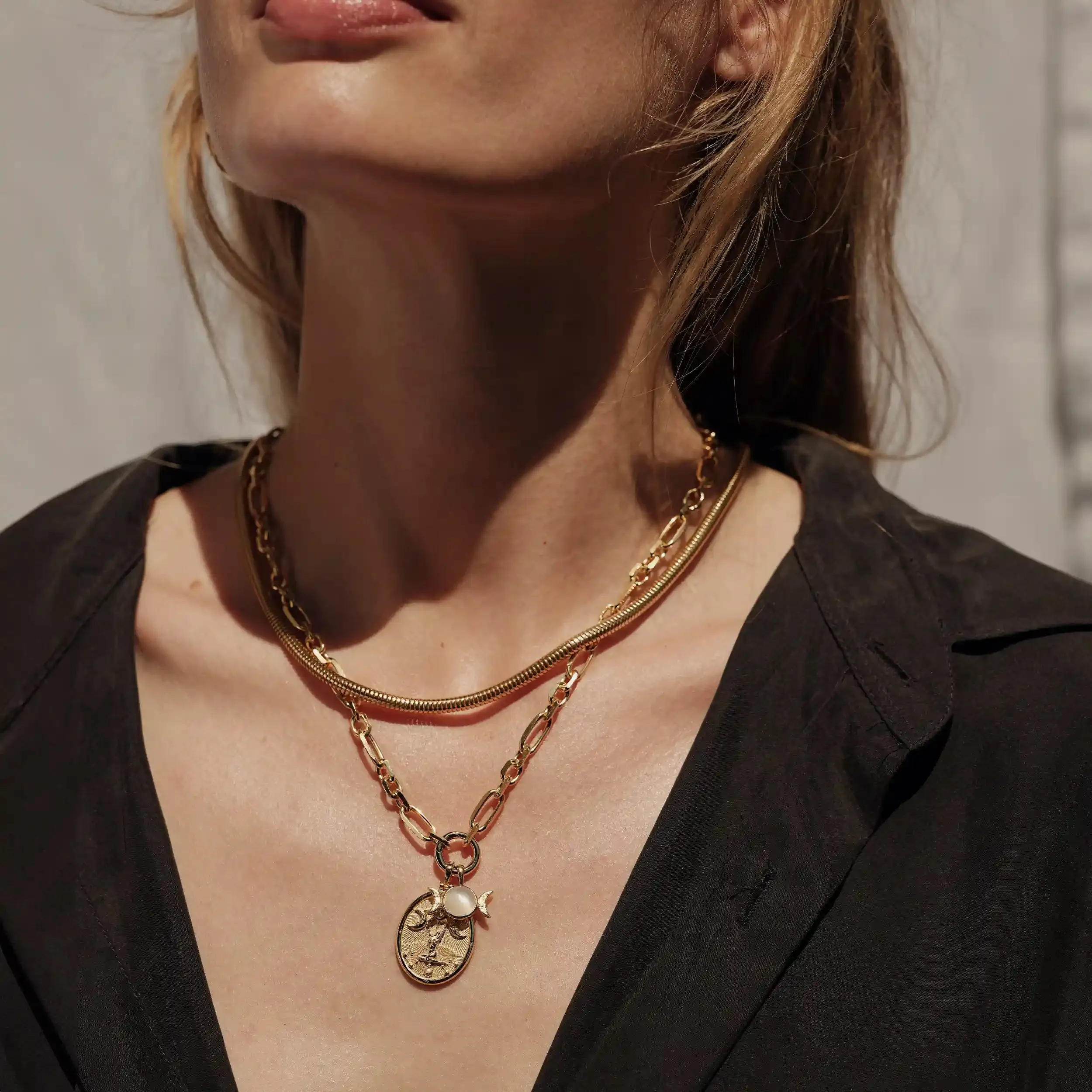 Astrology Goddess Charm Necklace Set sold by Awe Inspired product image thumbnail 2