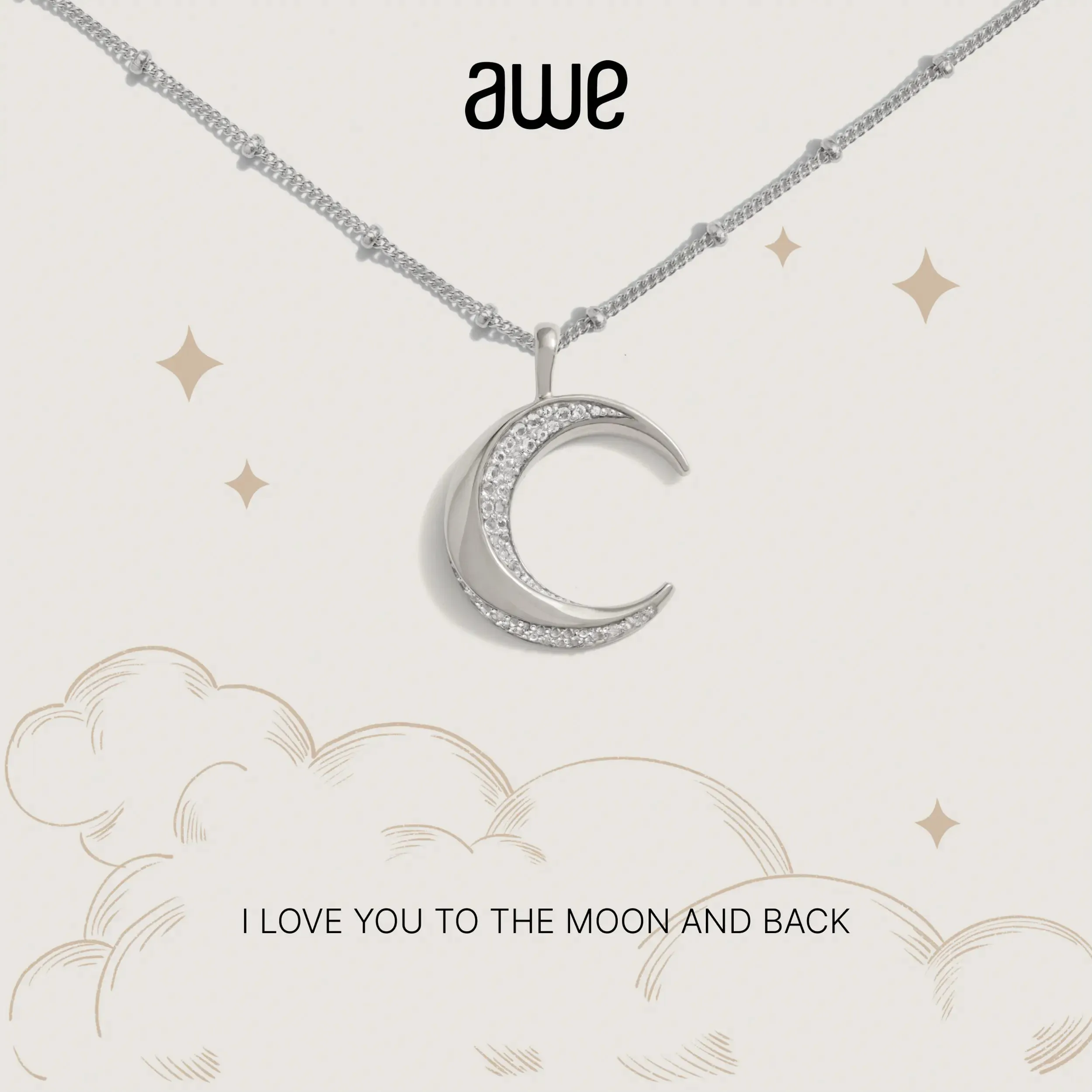 Love You To The Moon Card Gift Set sold by Awe Inspired product image thumbnail 5