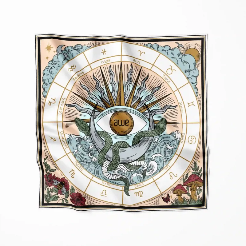 Awe Universe Silk Scarf sold by Awe Inspired