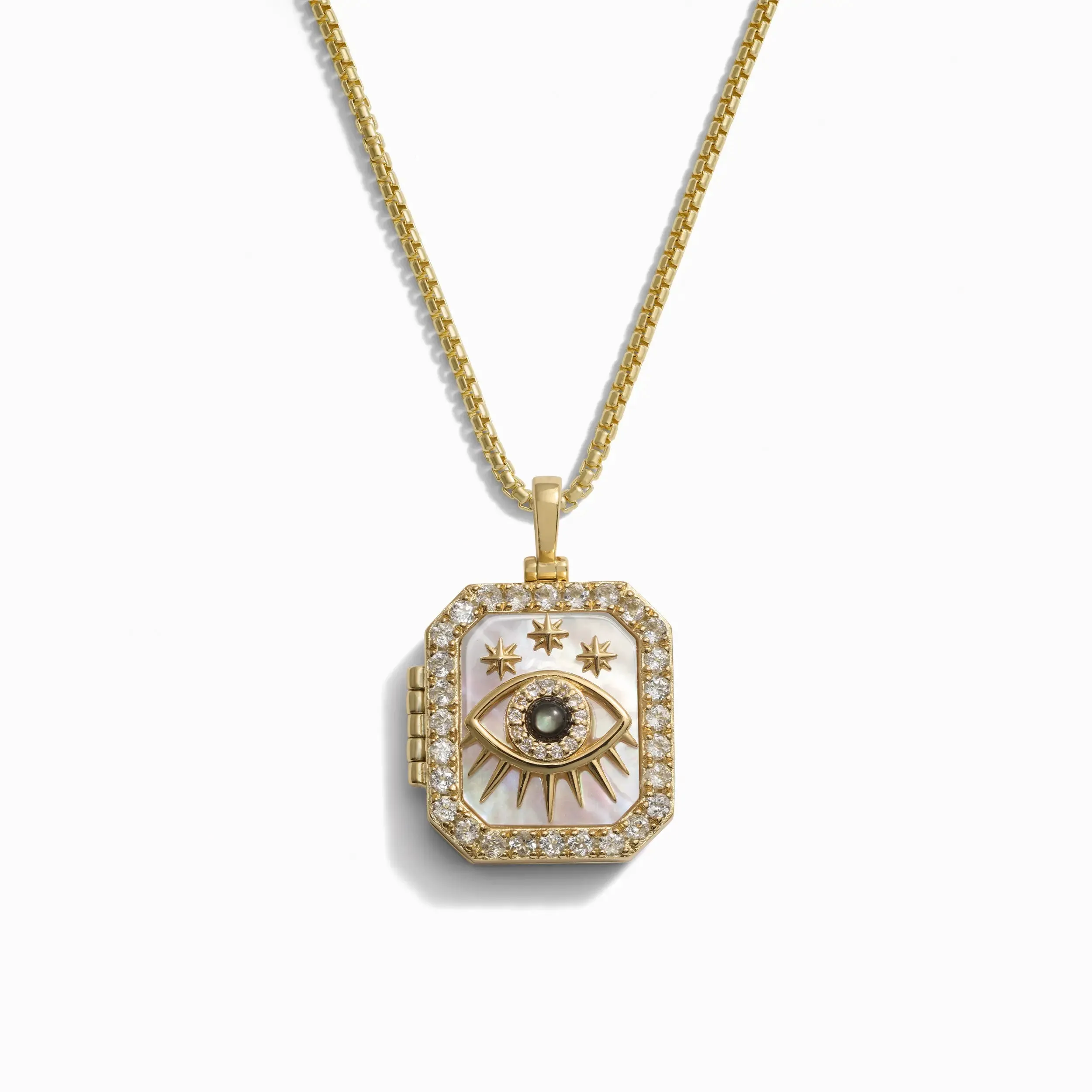 Men's Third Eye Locket Necklace sold by Awe Inspired
