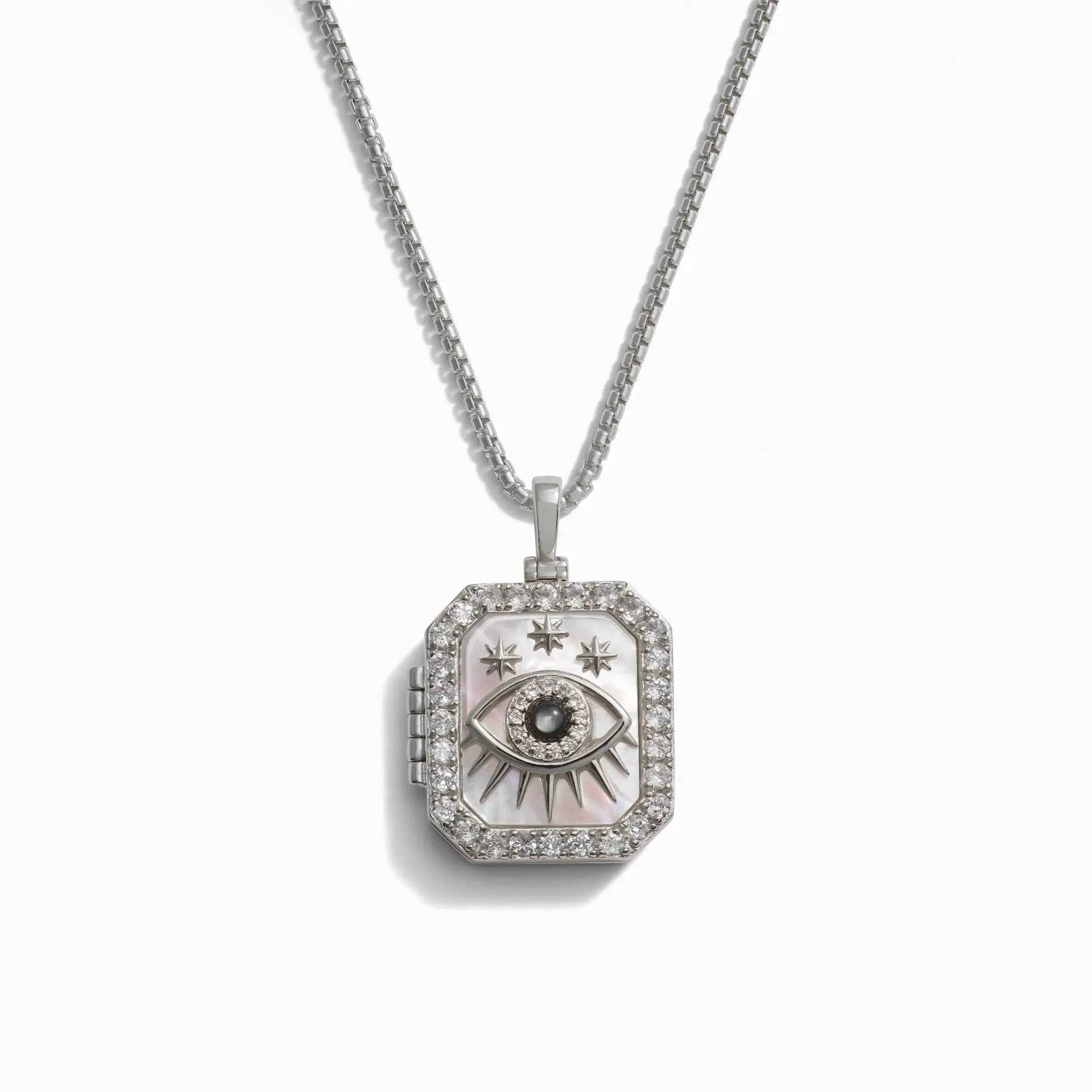 Men's Third Eye Locket Necklace sold by Awe Inspired product image thumbnail 3