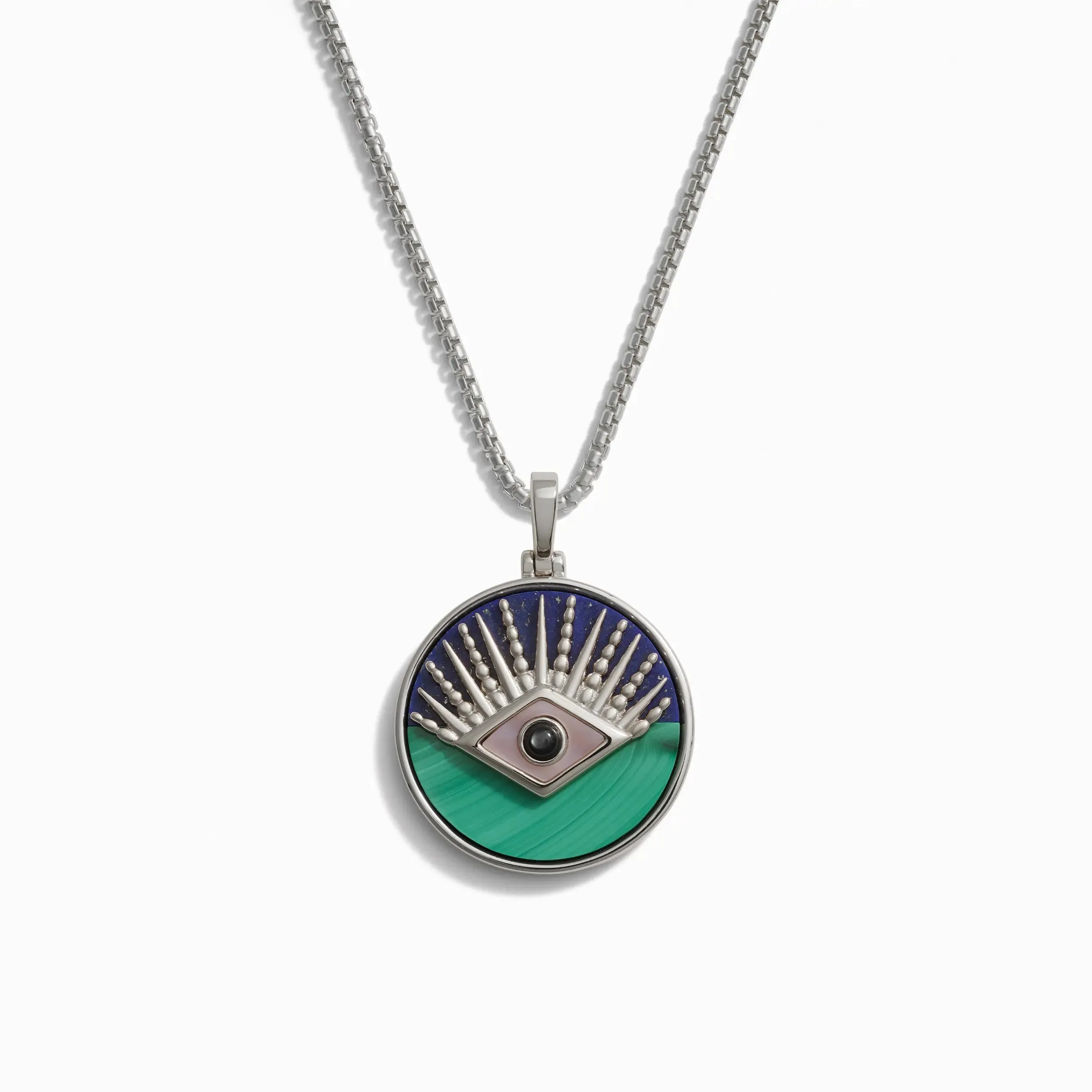 Men's Third Eye Coin Necklace sold by Awe Inspired product image thumbnail 3