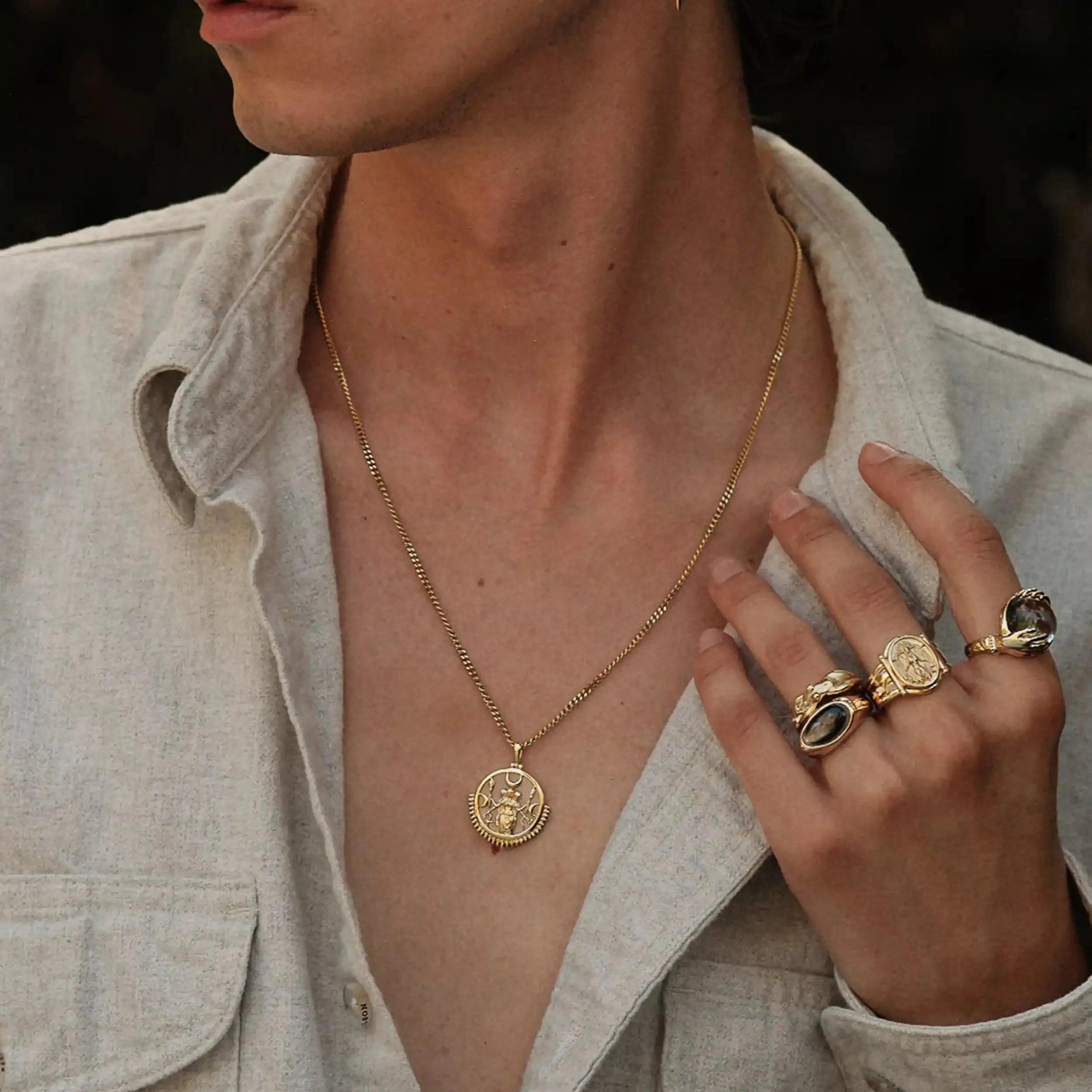 Men's Special Edition Hecate Necklace sold by Awe Inspired product image thumbnail 2