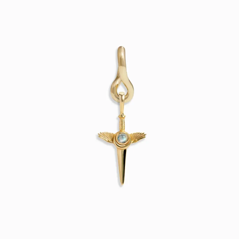 Men's Flying Dagger Charm Earring sold by Awe Inspired