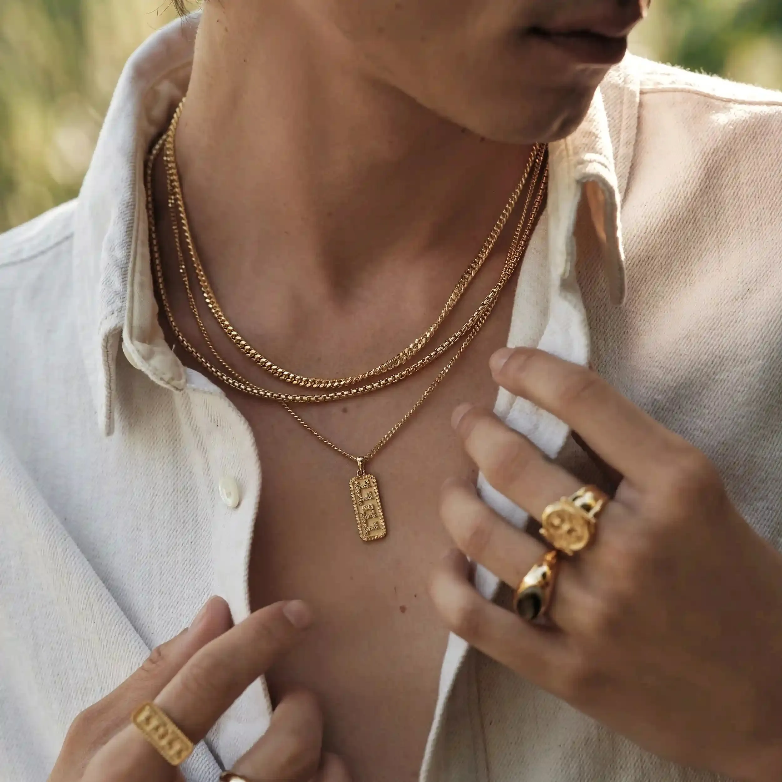 Men's 11:11 Necklace sold by Awe Inspired product image thumbnail 2