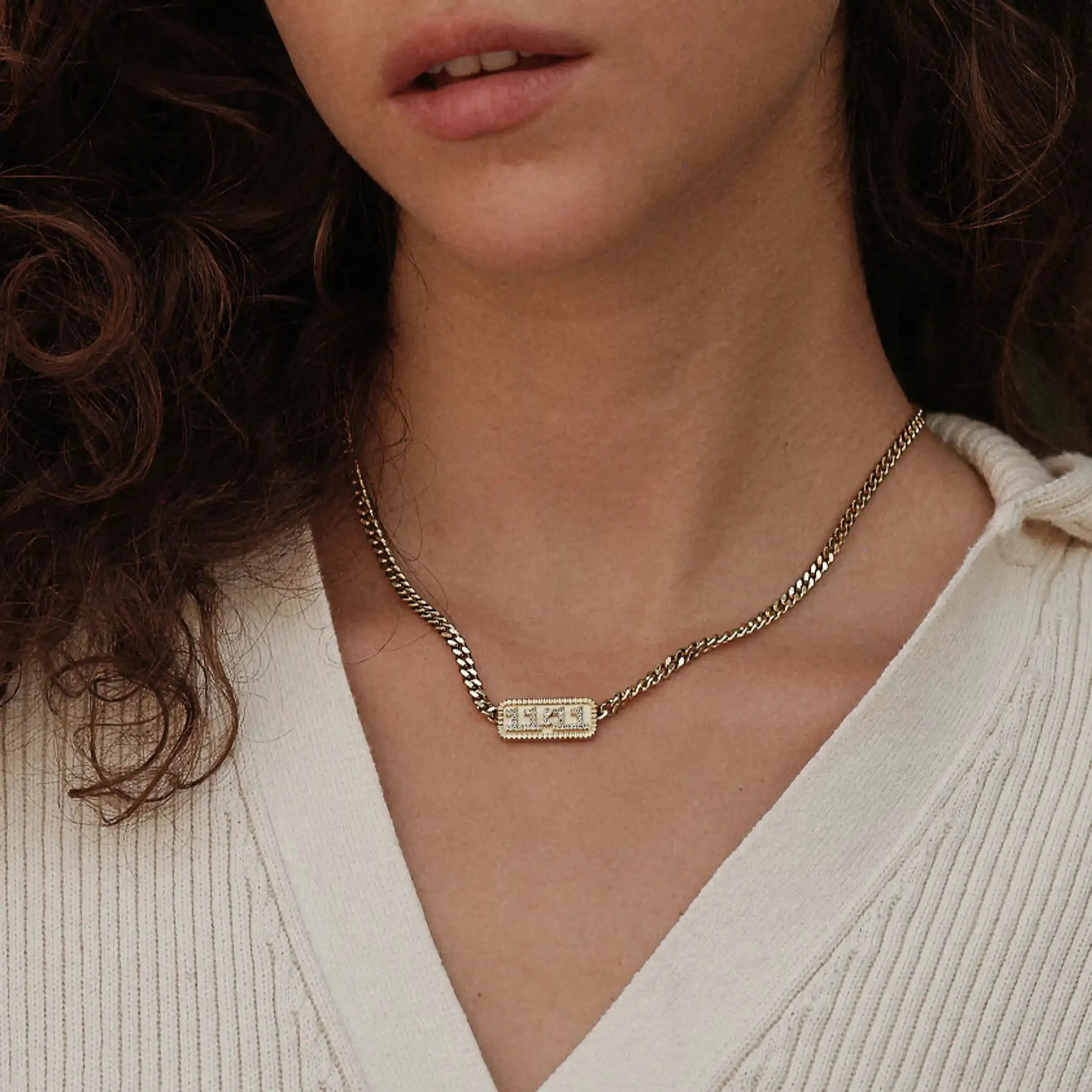 11:11 Cuban Necklace sold by Awe Inspired product image thumbnail 2