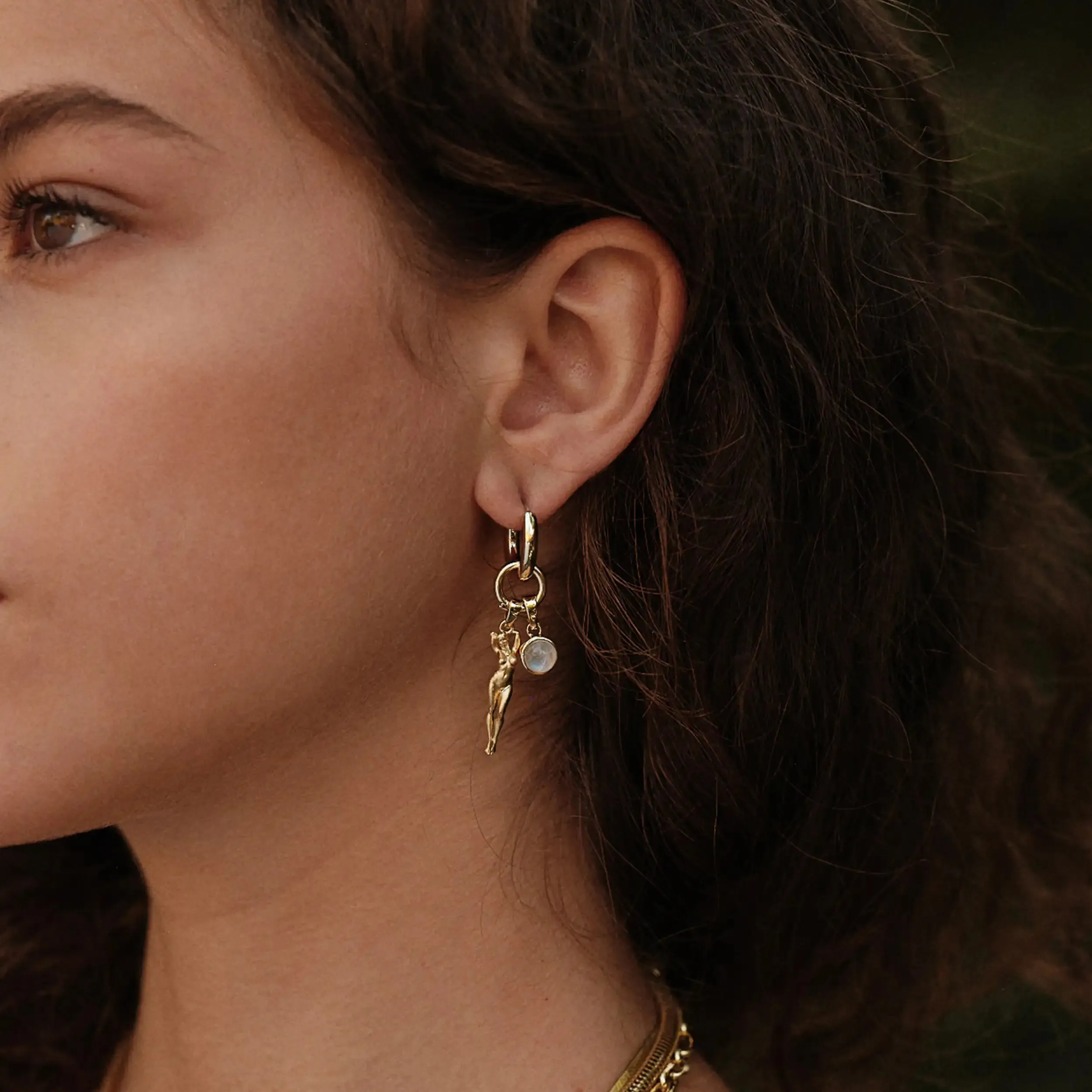 Divine Feminine Charm Earring sold by Awe Inspired product image thumbnail 2