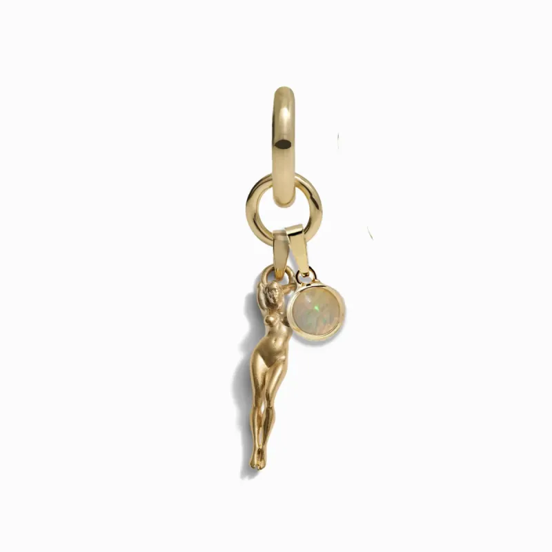 Divine Feminine Charm Earring sold by Awe Inspired
