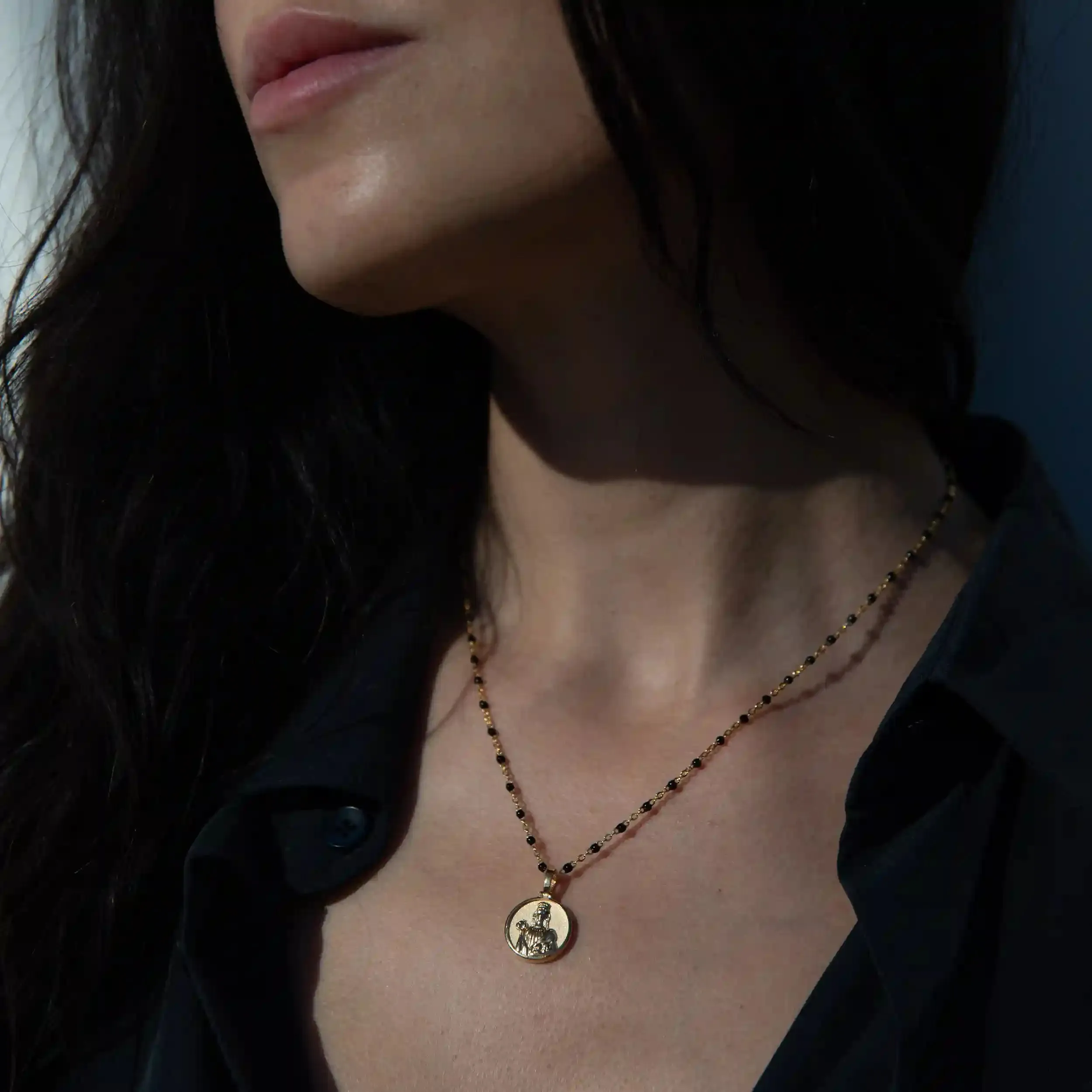 Mini Persephone on Black Enamel sold by Awe Inspired product image thumbnail 2