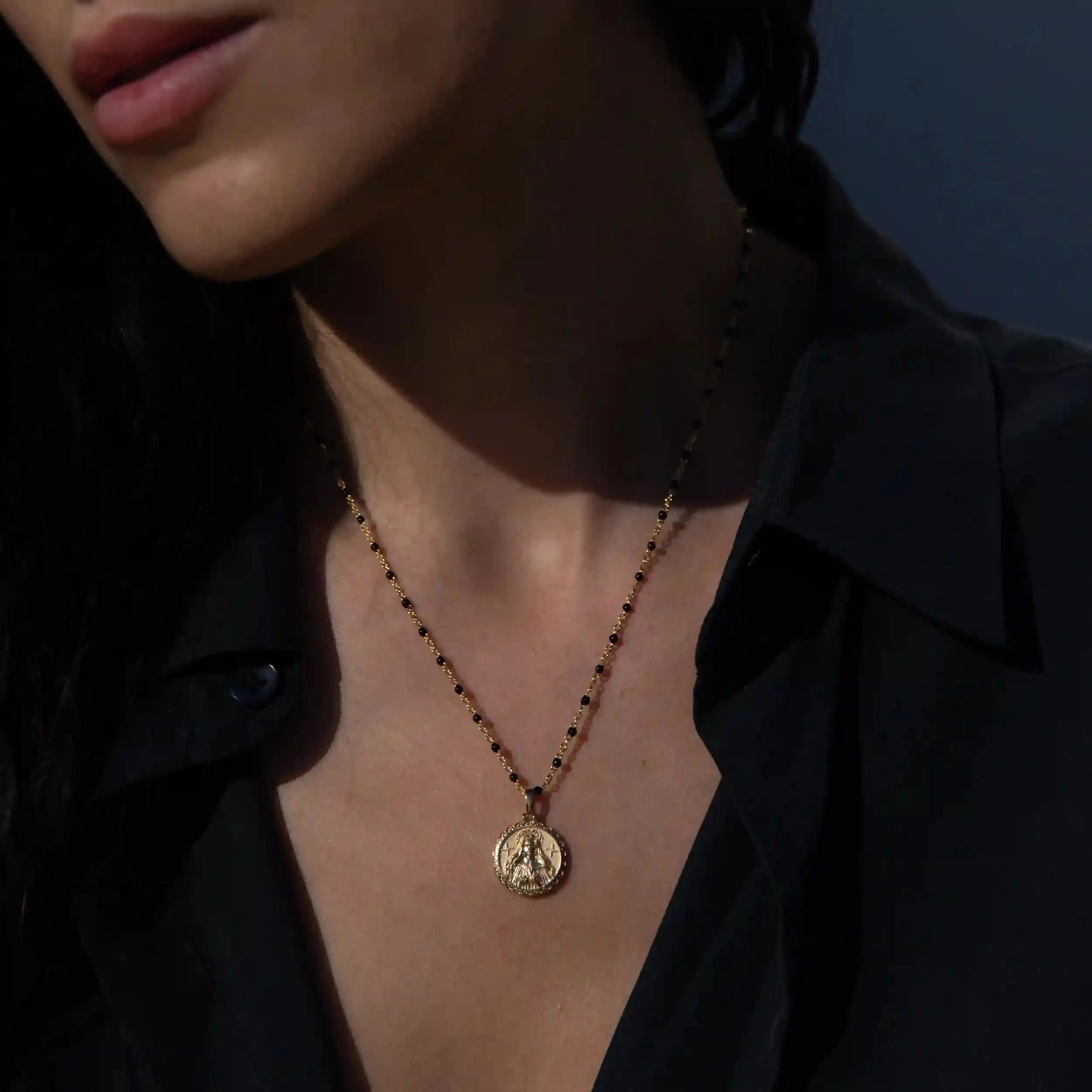 Mini Brigid on Black Enamel sold by Awe Inspired product image thumbnail 2