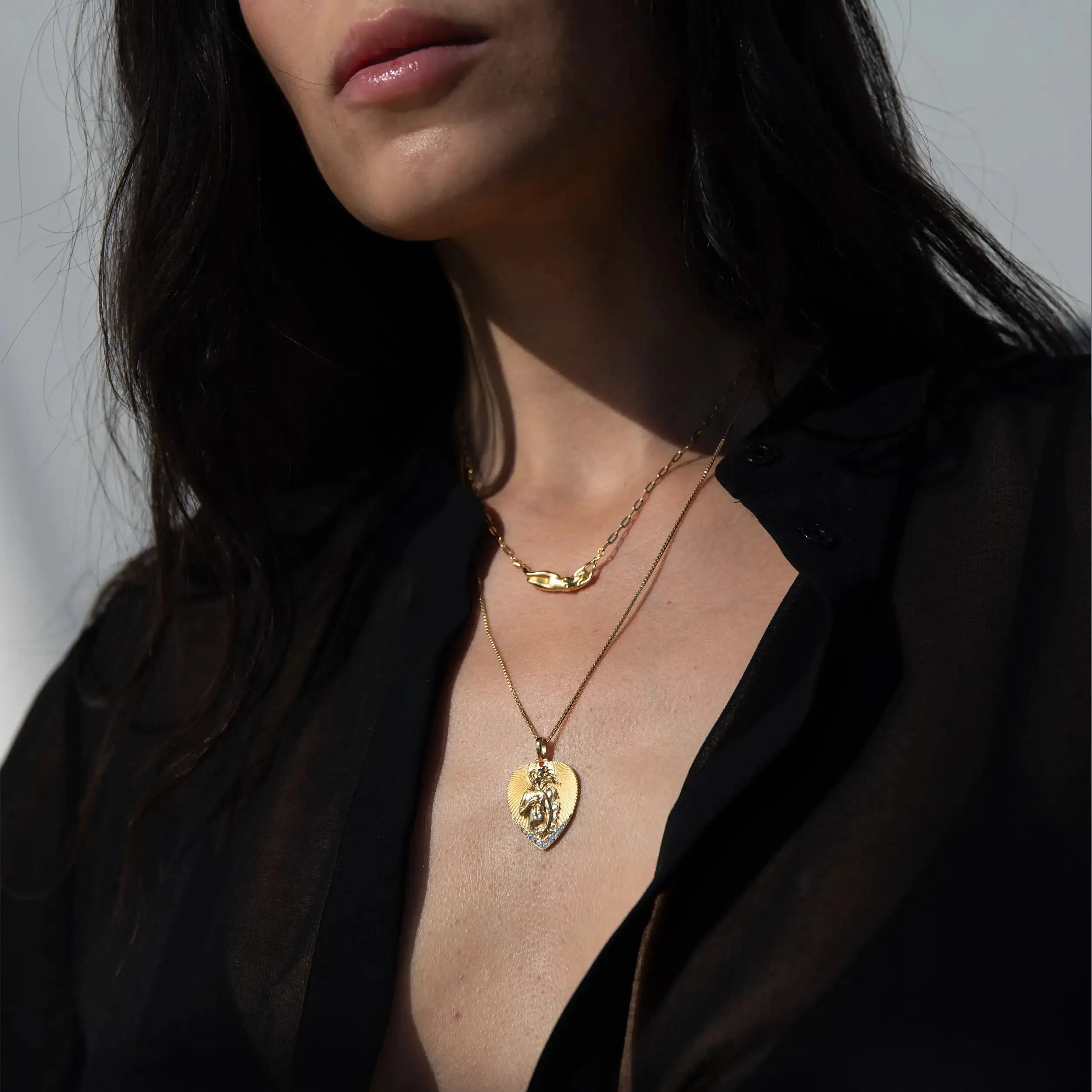 Divine Love Necklace Set sold by Awe Inspired product image thumbnail 2