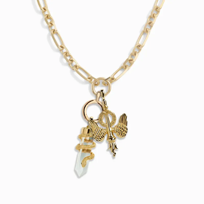 The Guardians Crystal + Inverted Torch Amulet sold by Awe Inspired