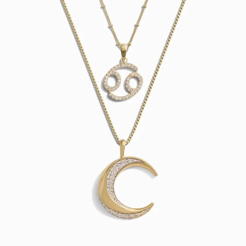 Twisted Moon and Gemstone Zodiac Set sold by Awe Inspired