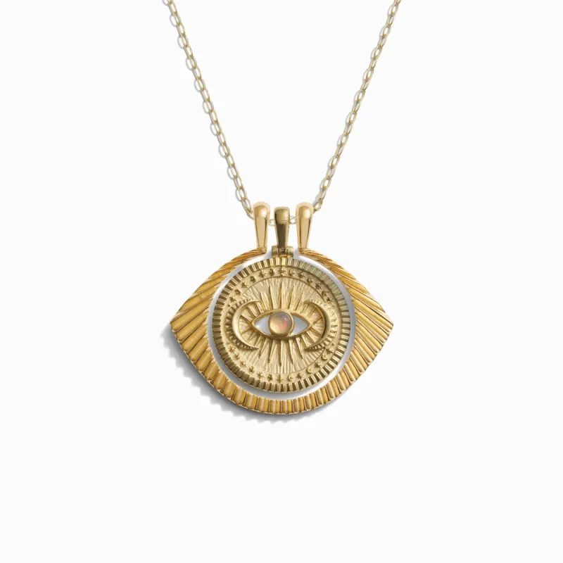 Cosmic Eye Halo Necklace sold by Awe Inspired