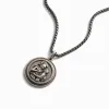 Gunmetal Achilles Pendant sold by Awe Inspired