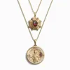 Garnet Aura Necklace Set sold by Awe Inspired