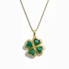 Lucky Clover Necklace sold by Awe Inspired