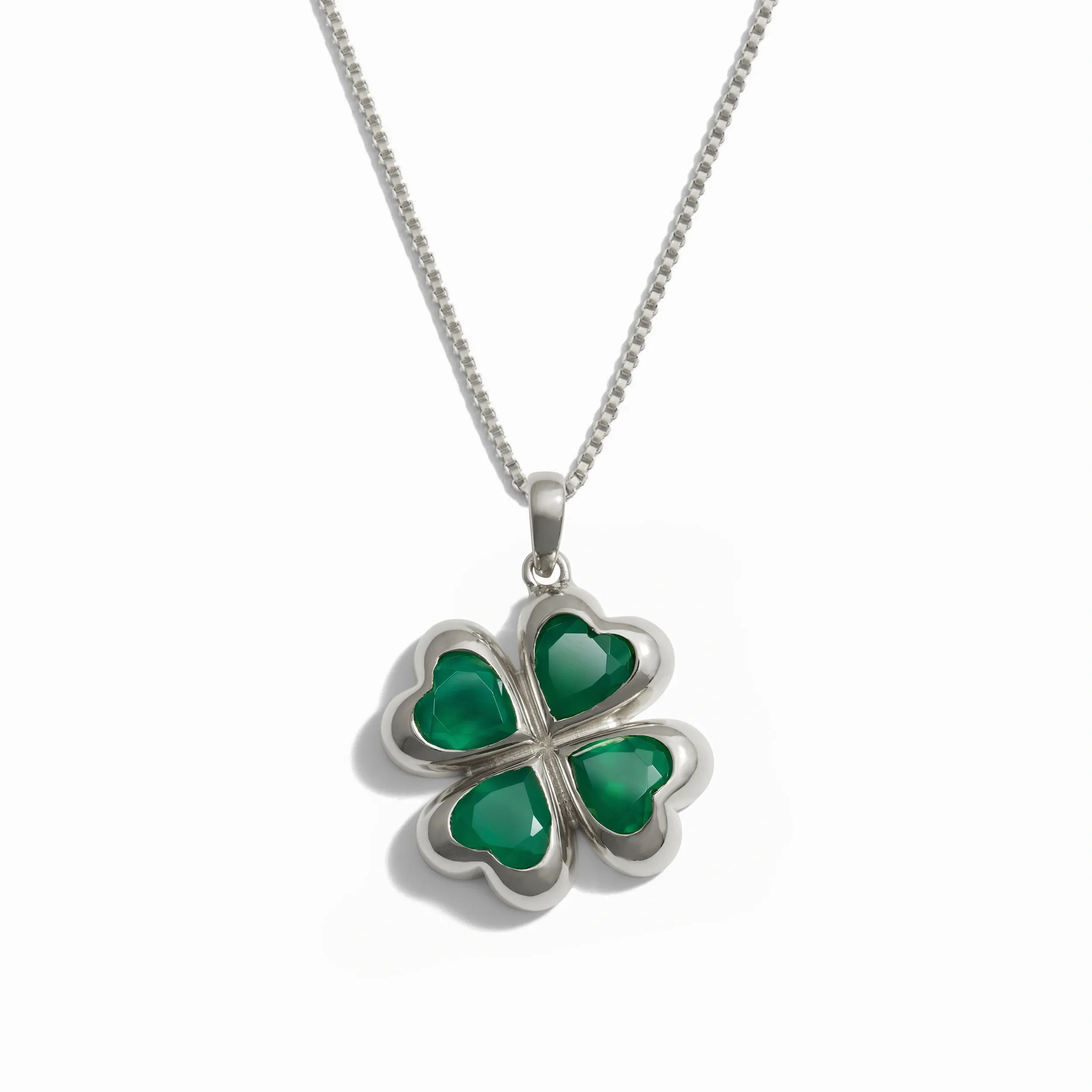 Lucky Clover Necklace sold by Awe Inspired product image thumbnail 3