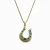 Lucky Horseshoe Necklace sold by Awe Inspired