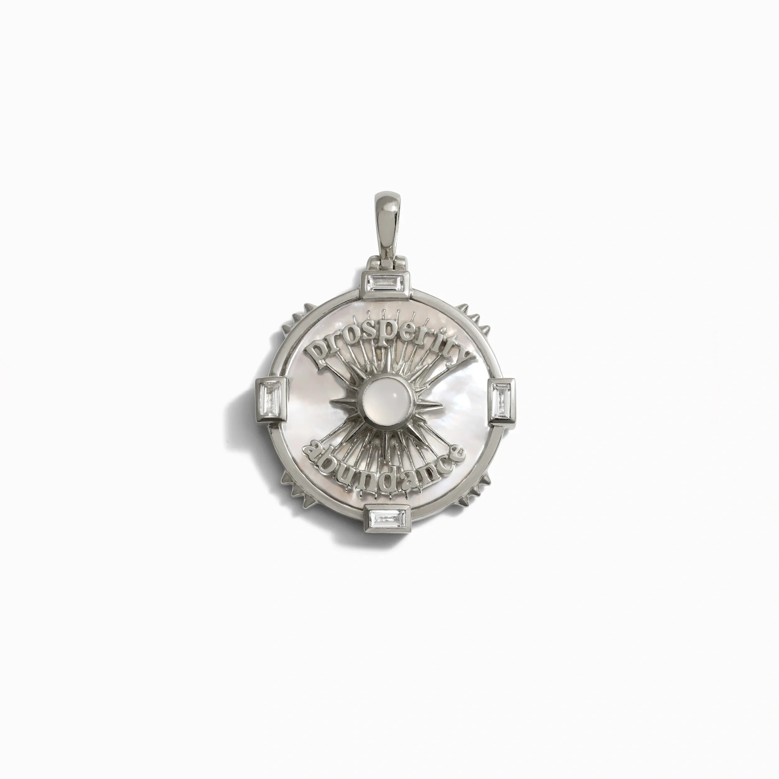 Prosperity Affirmation Coin Pendant sold by Awe Inspired product image thumbnail 3