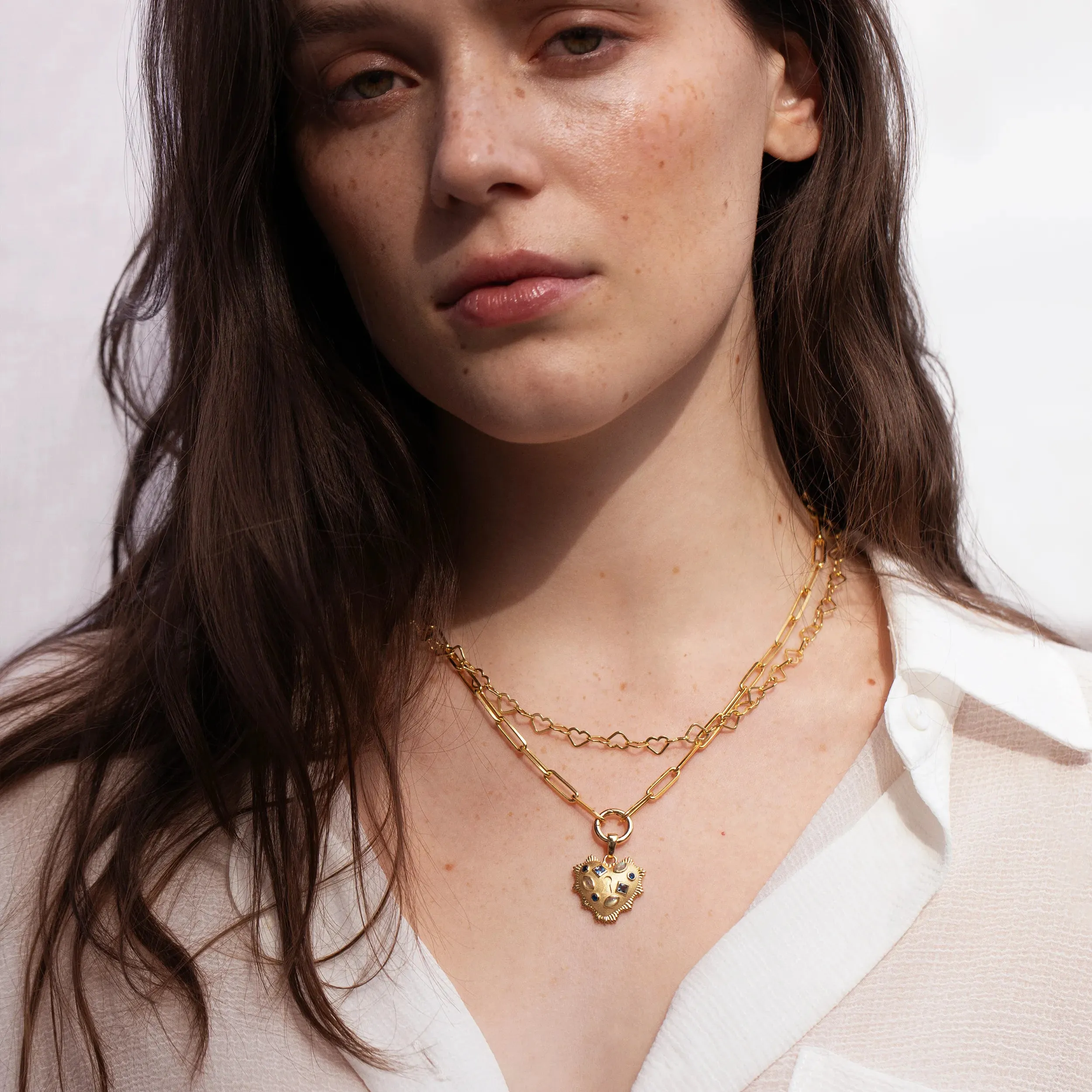 Eternal Love Necklace Set - Blue sold by Awe Inspired product image thumbnail 2