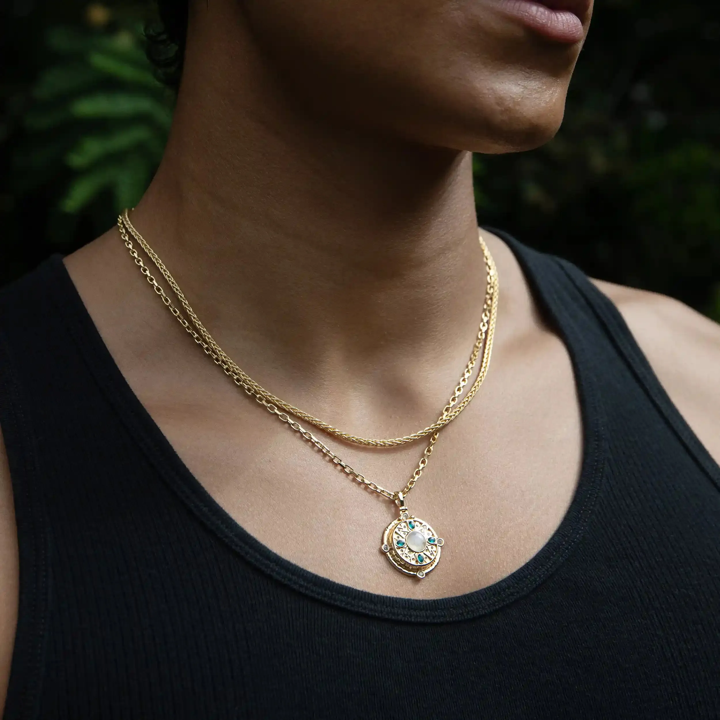 Men's Manifestation Locket Layering Set sold by Awe Inspired product image thumbnail 2