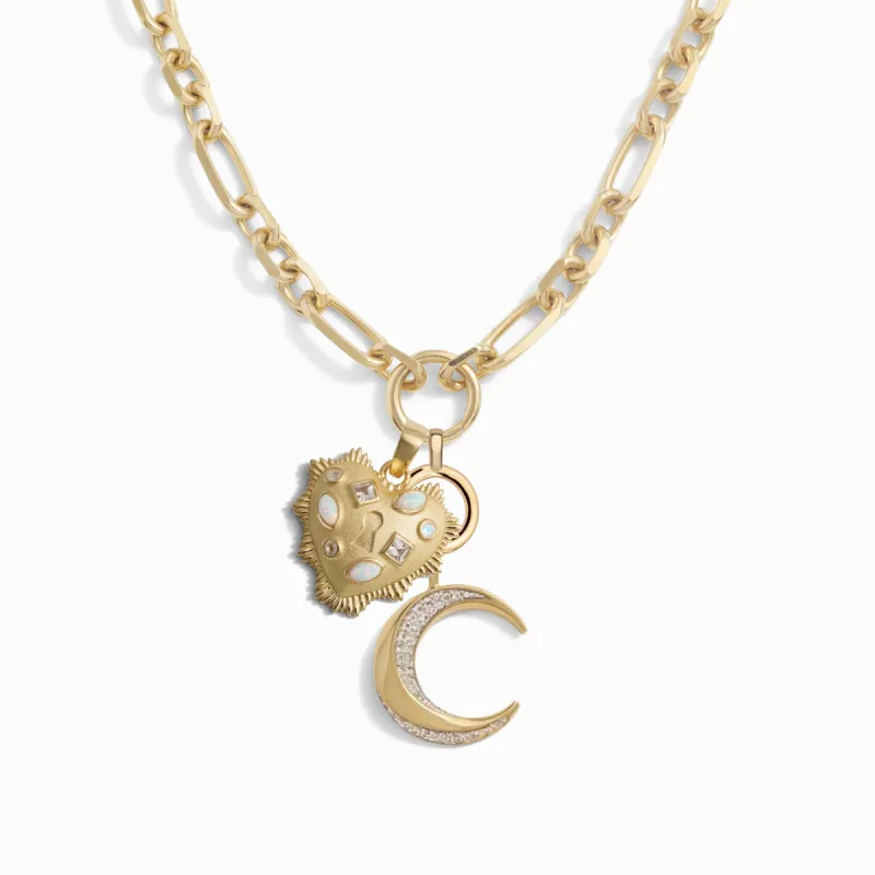 Moonstruck Gemstone Charm Necklace sold by Awe Inspired