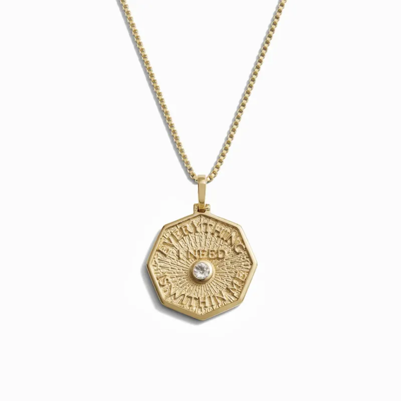Everything I Need is Within Me Affirmation Necklace sold by Awe Inspired