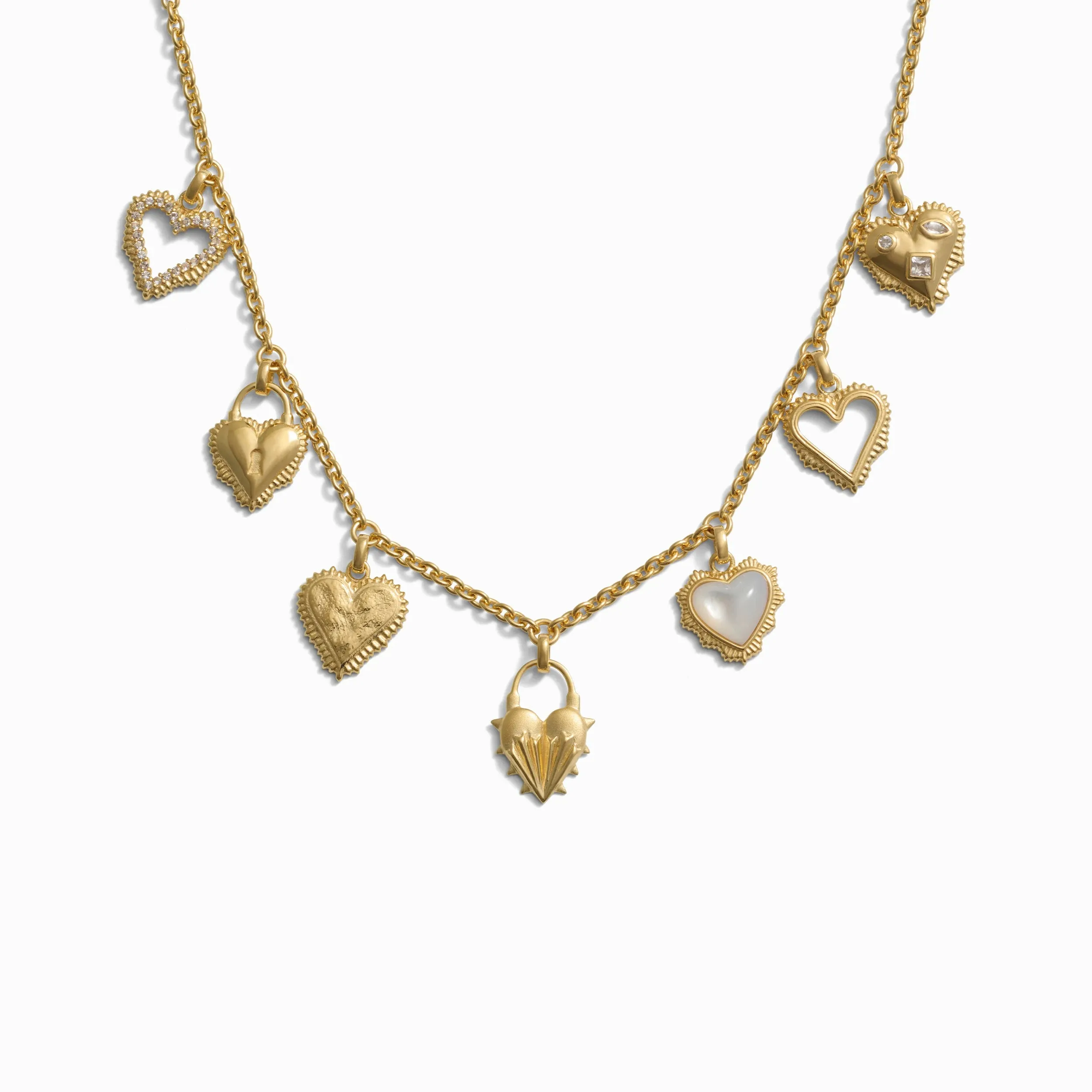 Mini Radiant Heart Charm Necklace sold by Awe Inspired