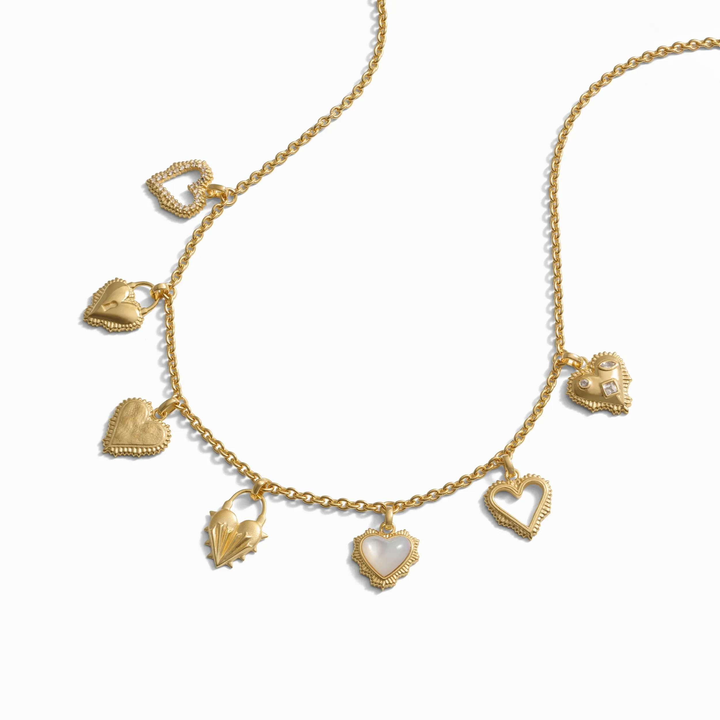 Mini Radiant Heart Charm Necklace sold by Awe Inspired product image thumbnail 3