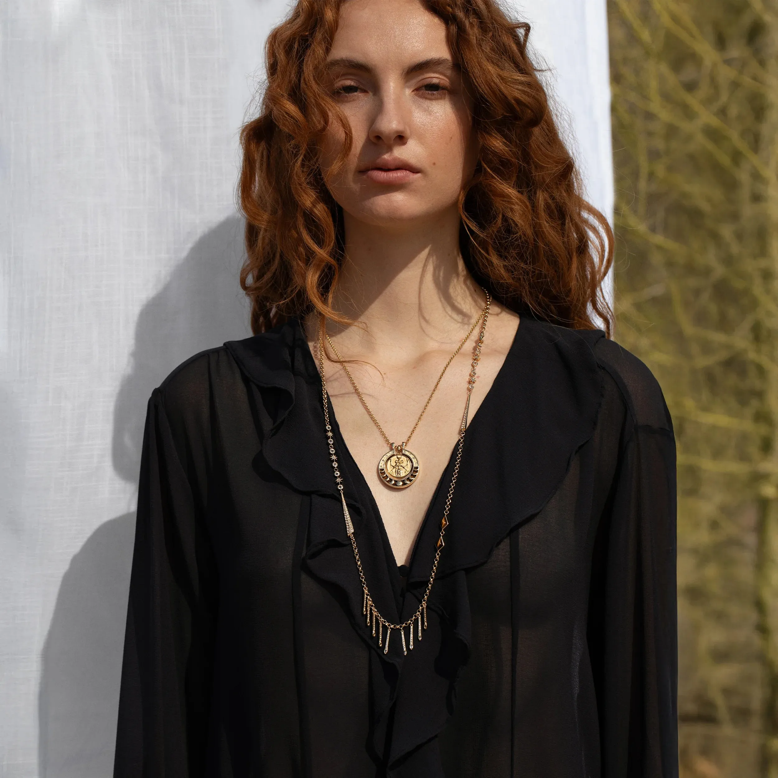 Tiger's Eye Long Boho Necklace sold by Awe Inspired product image thumbnail 4