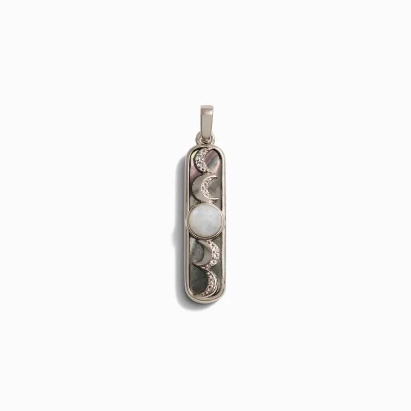 Labradorite Moon Phase Amulet sold by Awe Inspired