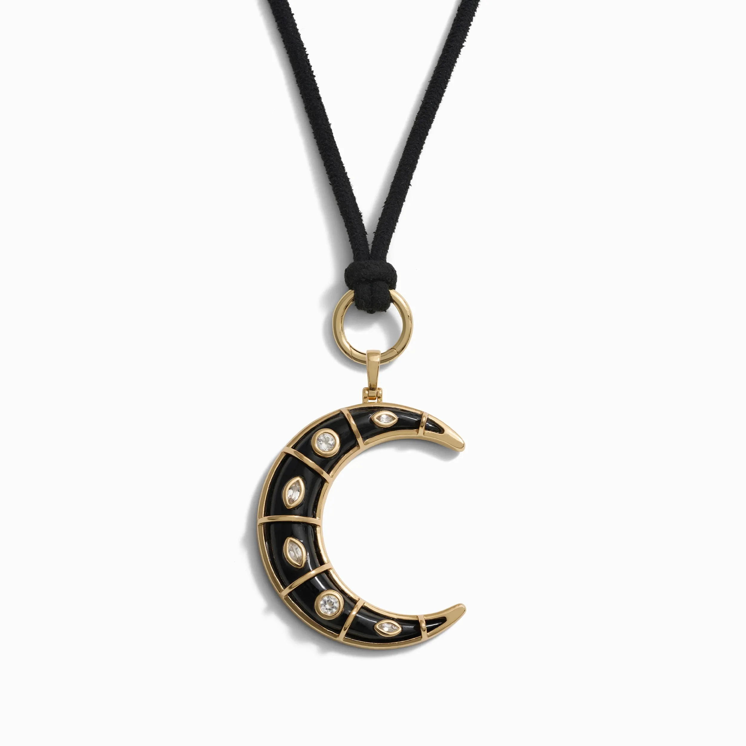 Mystic Moon Cord Charm Necklace sold by Awe Inspired