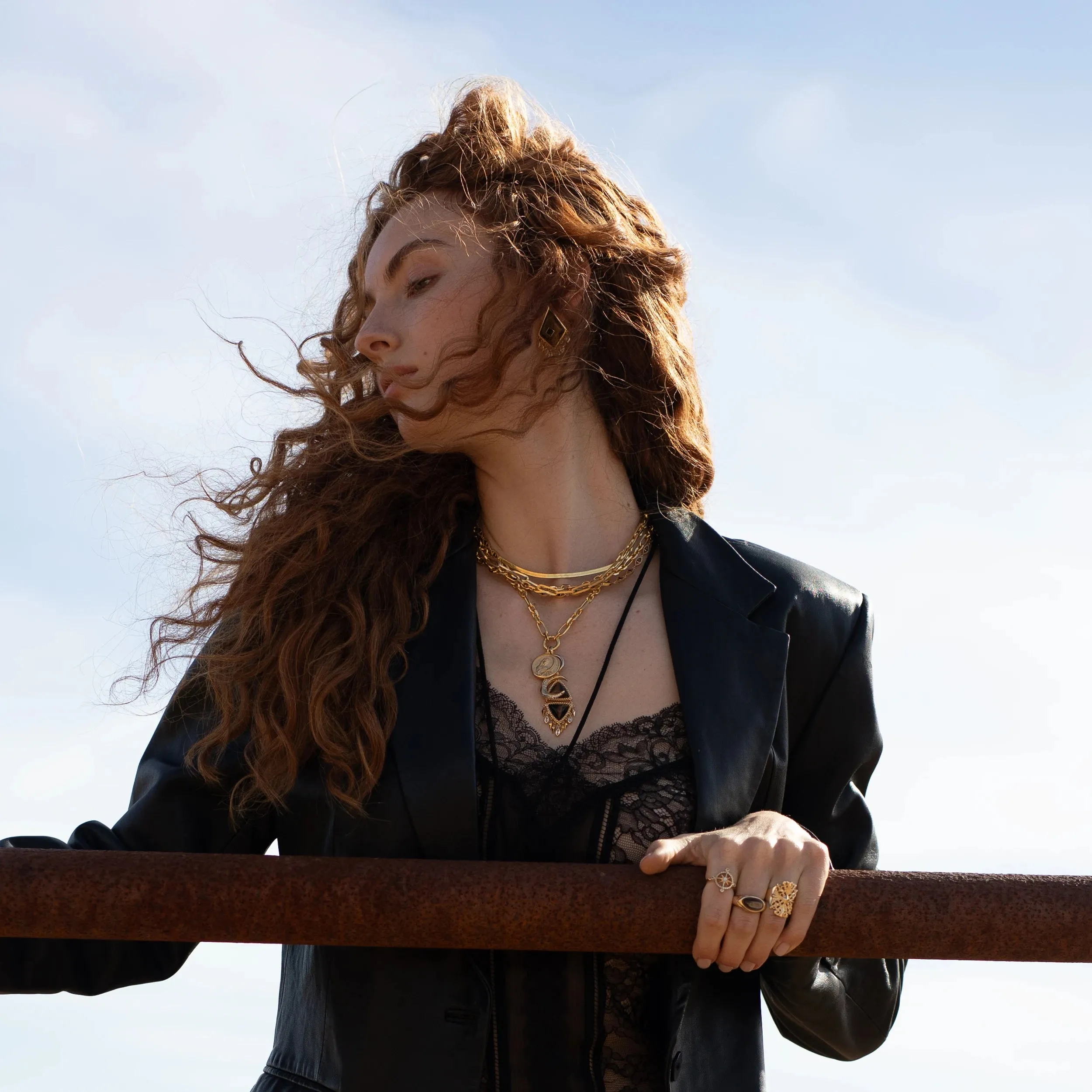 Tiger's Eye Wind Chime Pendant sold by Awe Inspired product image thumbnail 4