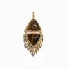 Tiger's Eye Wind Chime Pendant sold by Awe Inspired