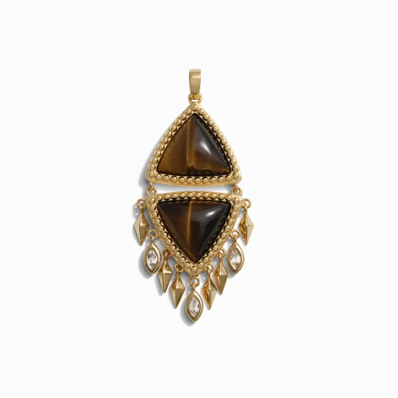 Tiger's Eye Wind Chime Pendant sold by Awe Inspired